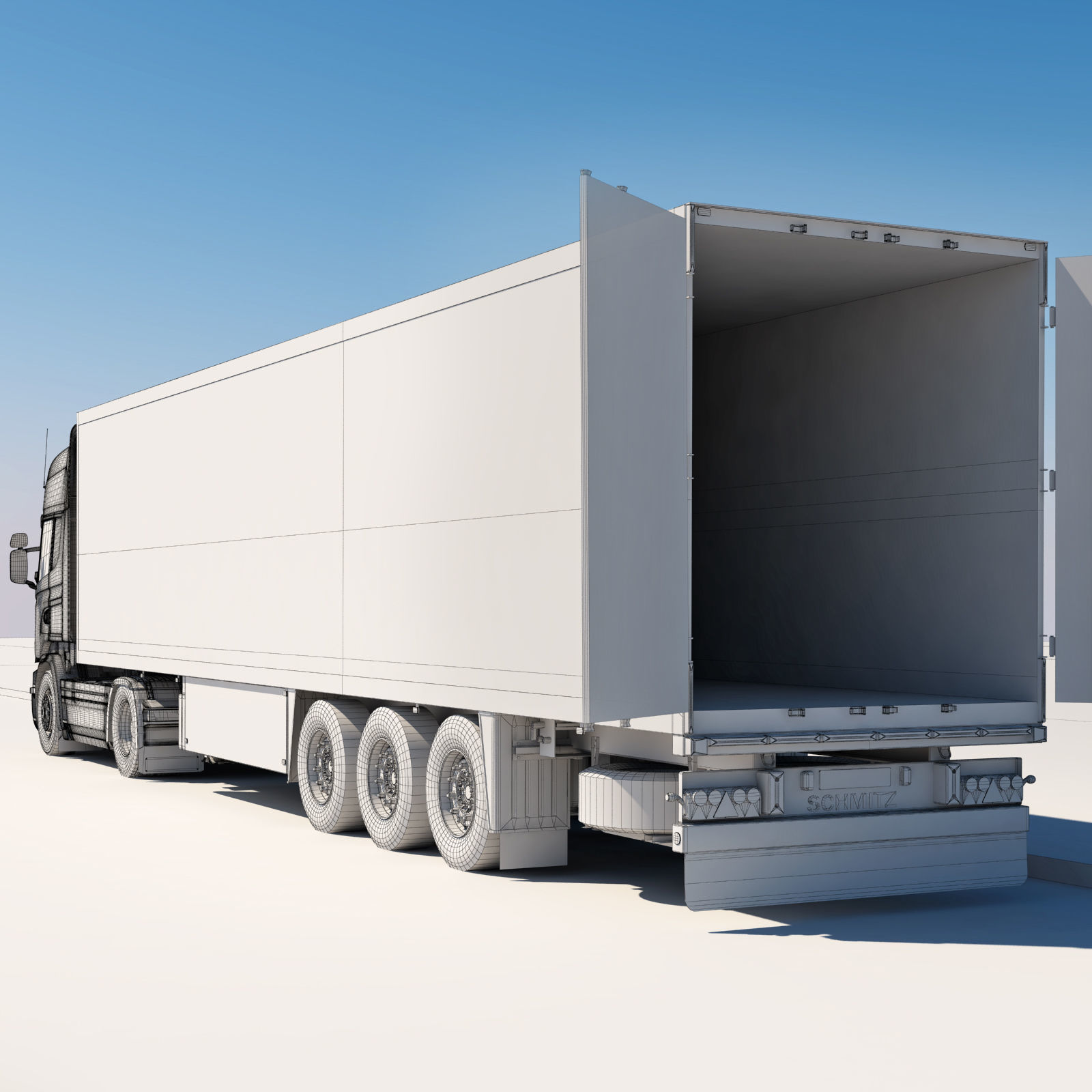 Streamline truck 2013 3D model_15