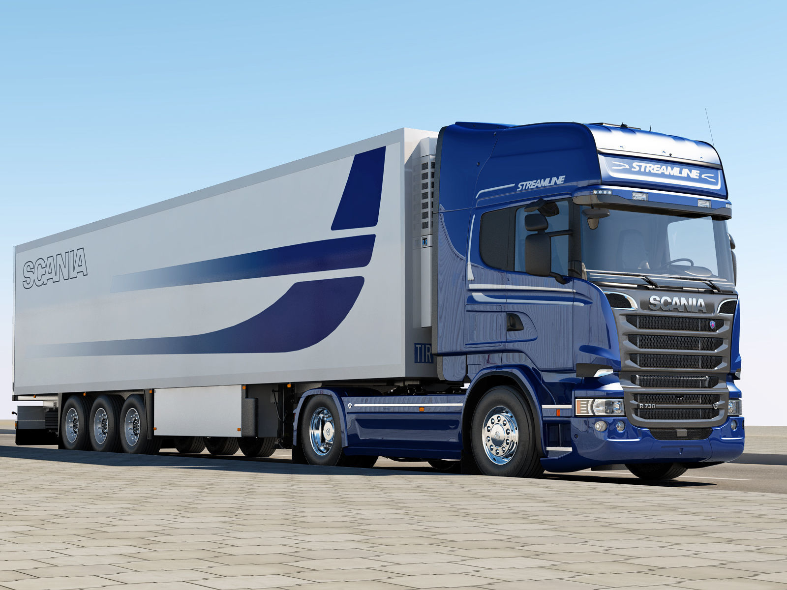 Streamline truck 2013 3D model_1