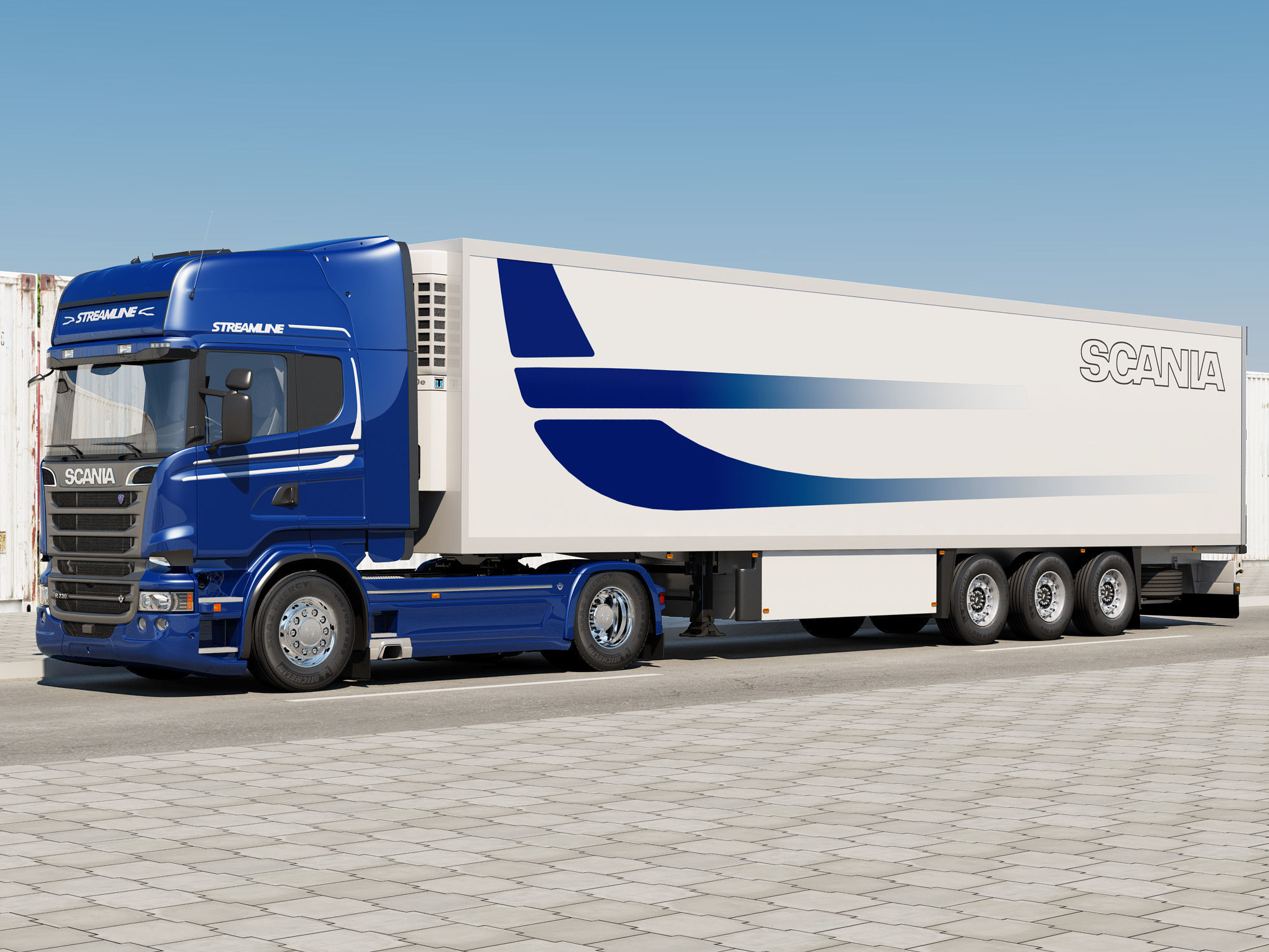 Streamline truck 2013 3D model_2