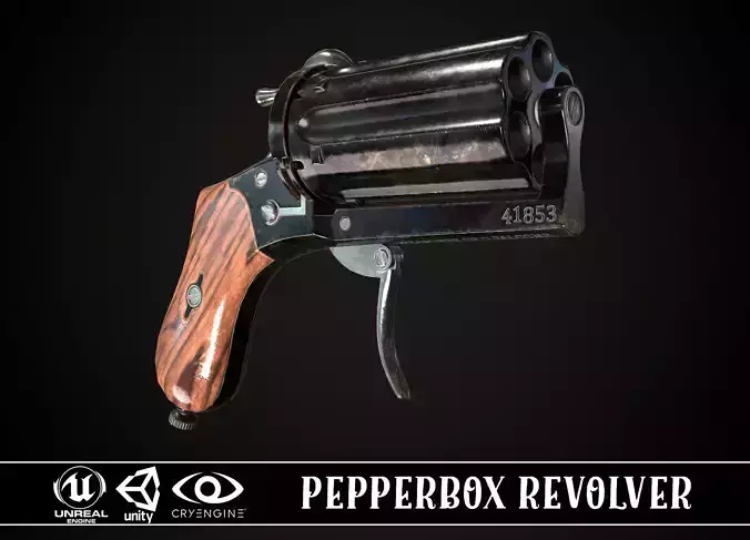 Pepperbox Revolver Dark