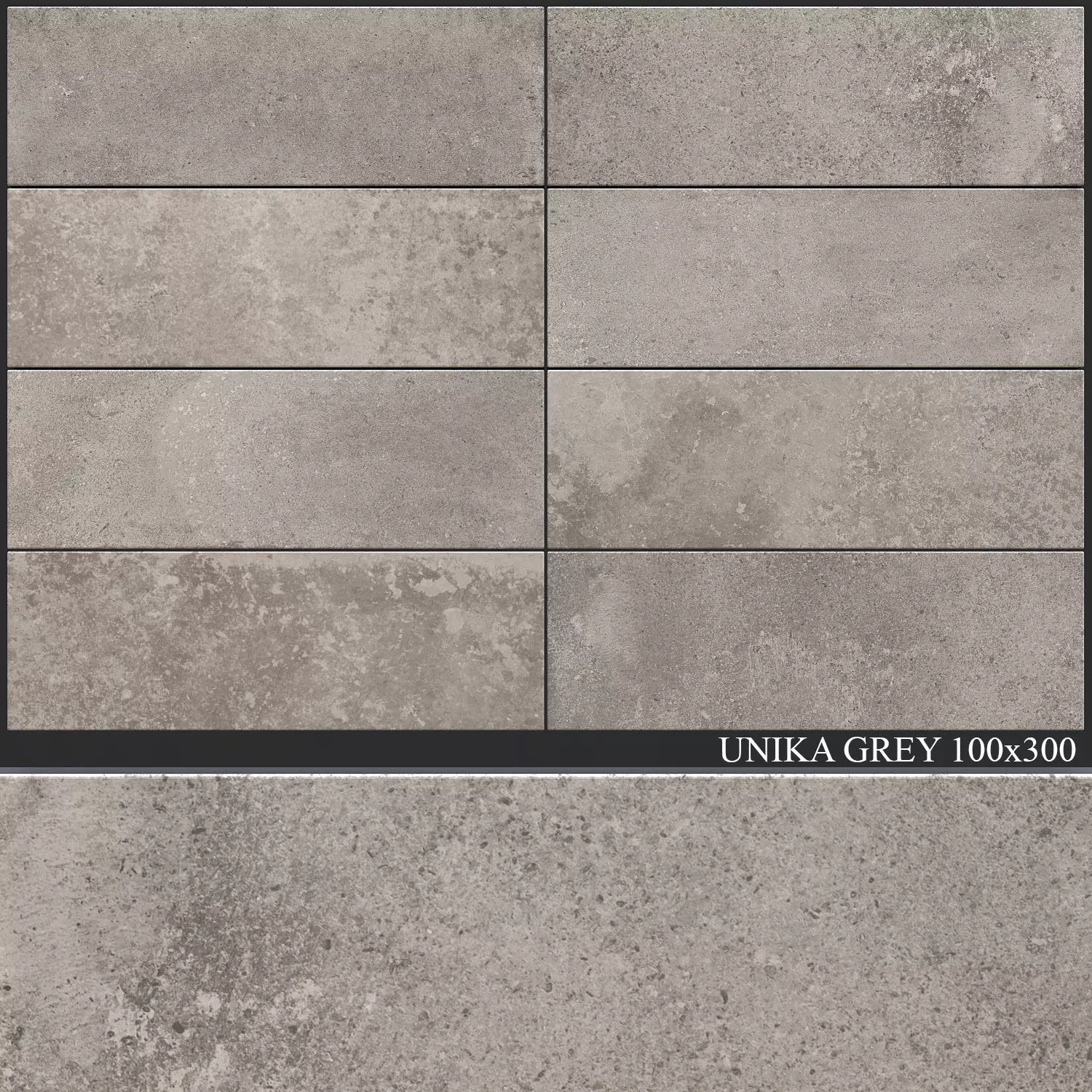 ABK Unika Grey 100x300 3D model_0