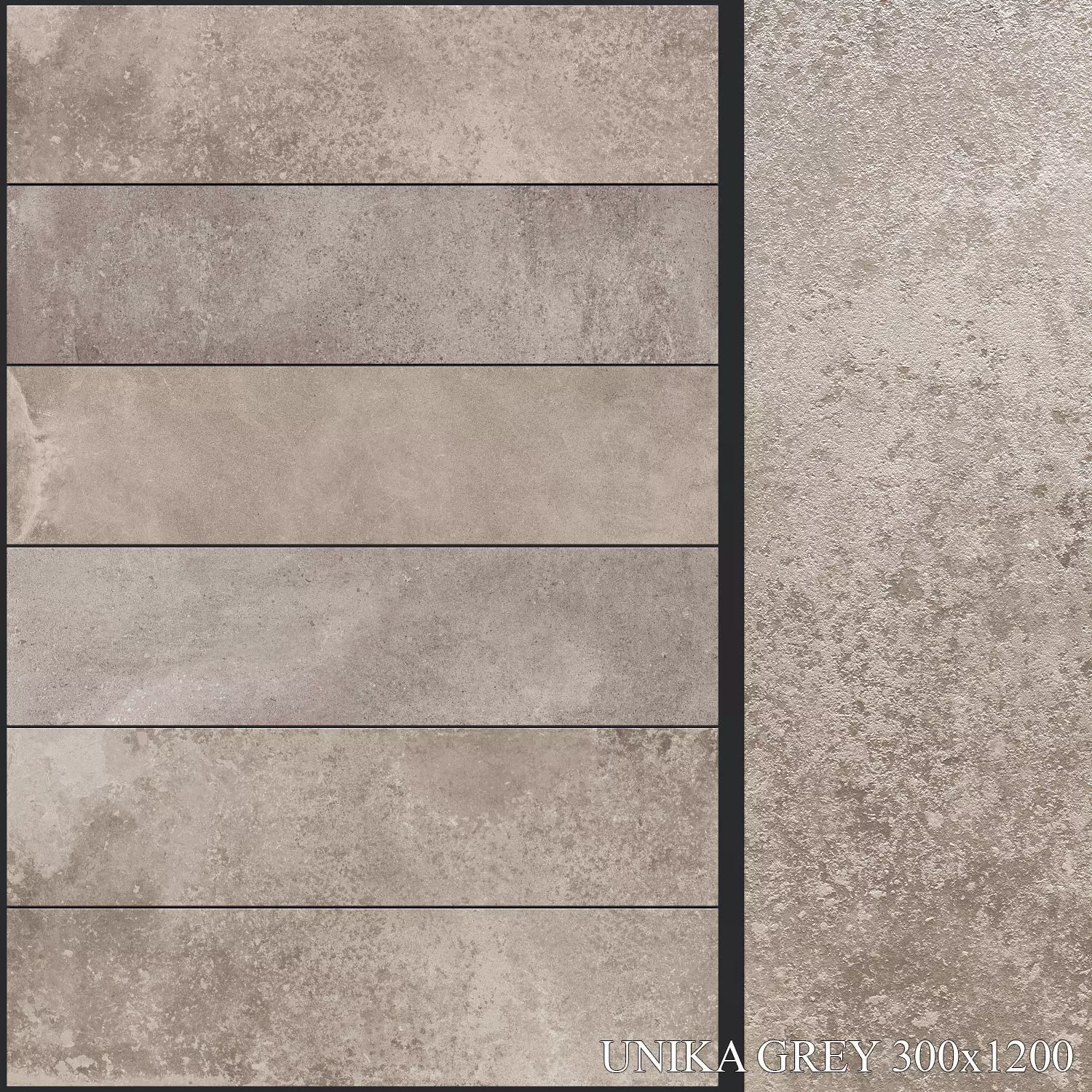 ABK Unika Grey 300x1200 3D model_0