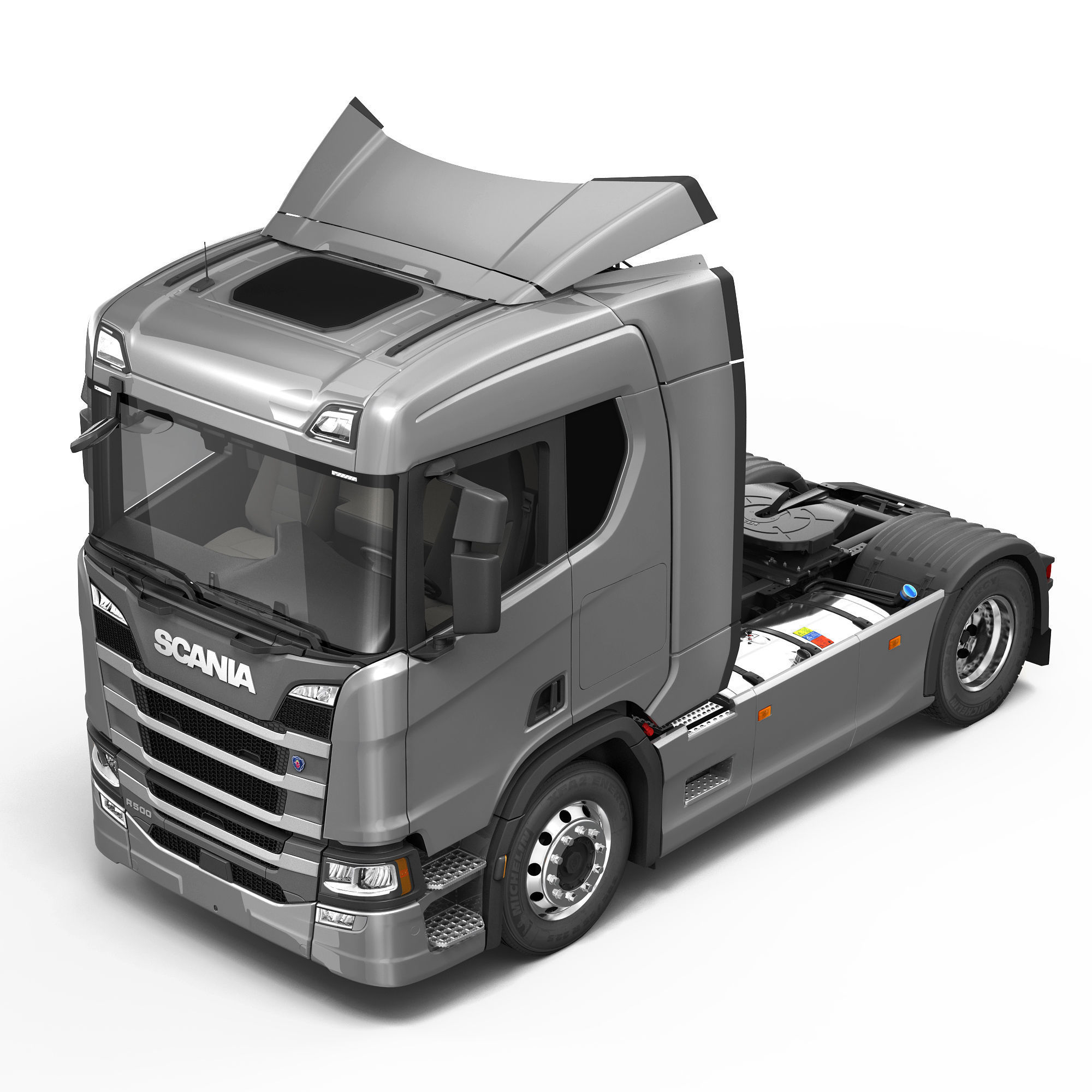 Truck model R 500  3D model_5