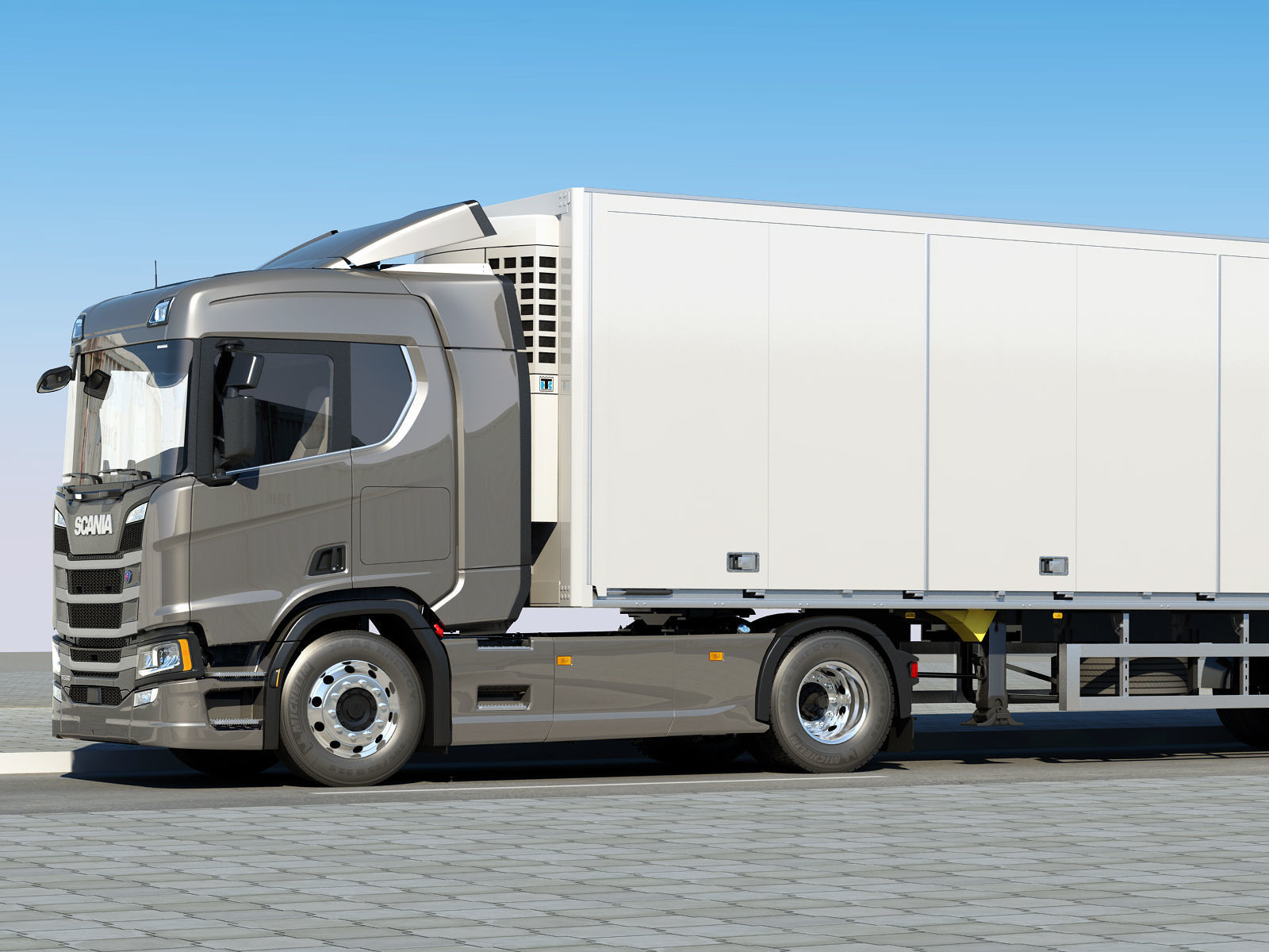 Truck model R 500  3D model_2