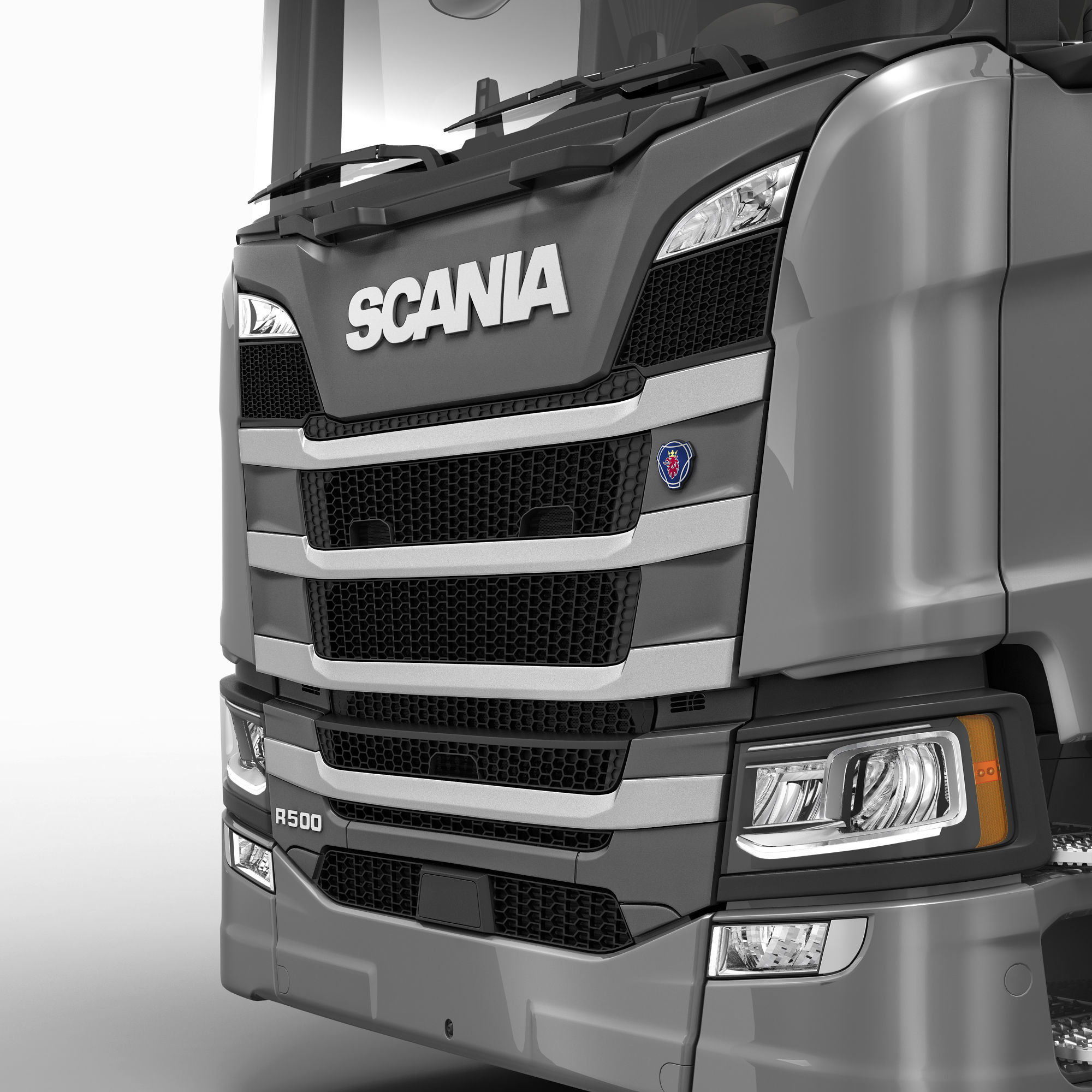 Truck model R 500  3D model_6