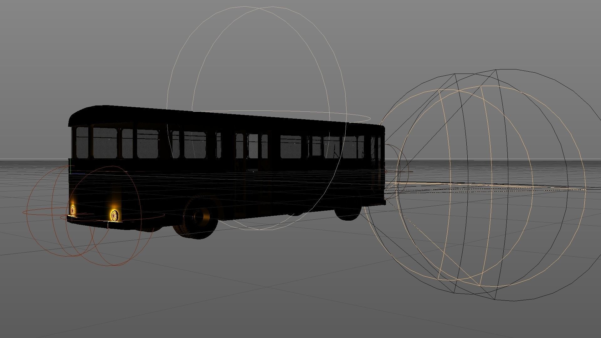 Old Bus Berliet 3d Model 3D model_5