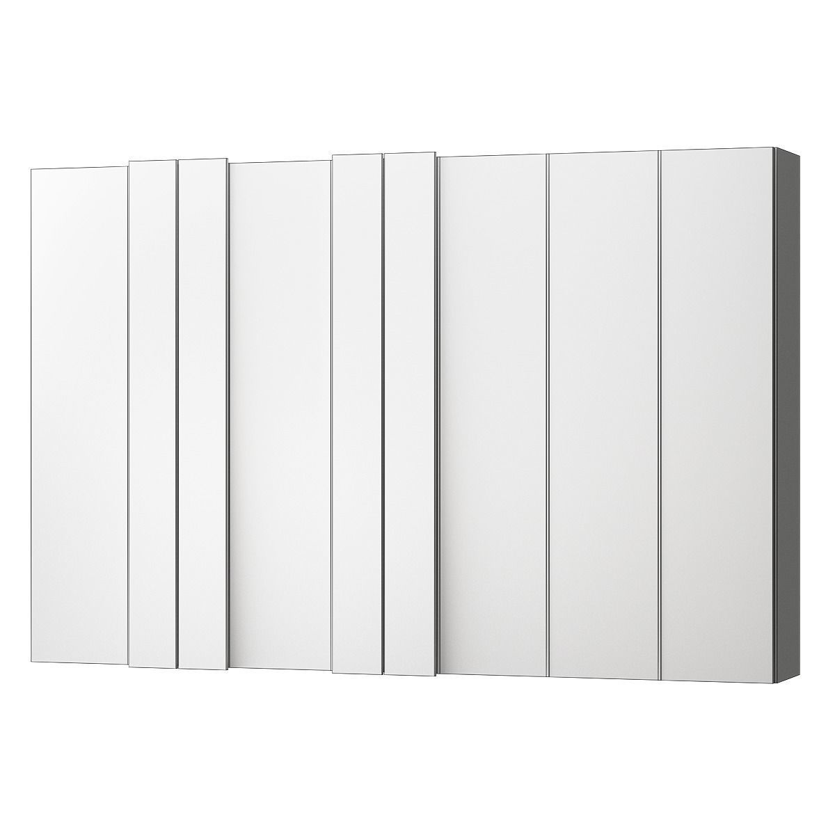 Wardrobe low poly 3d model collection ikea sliding doors Low-poly 3D model_20