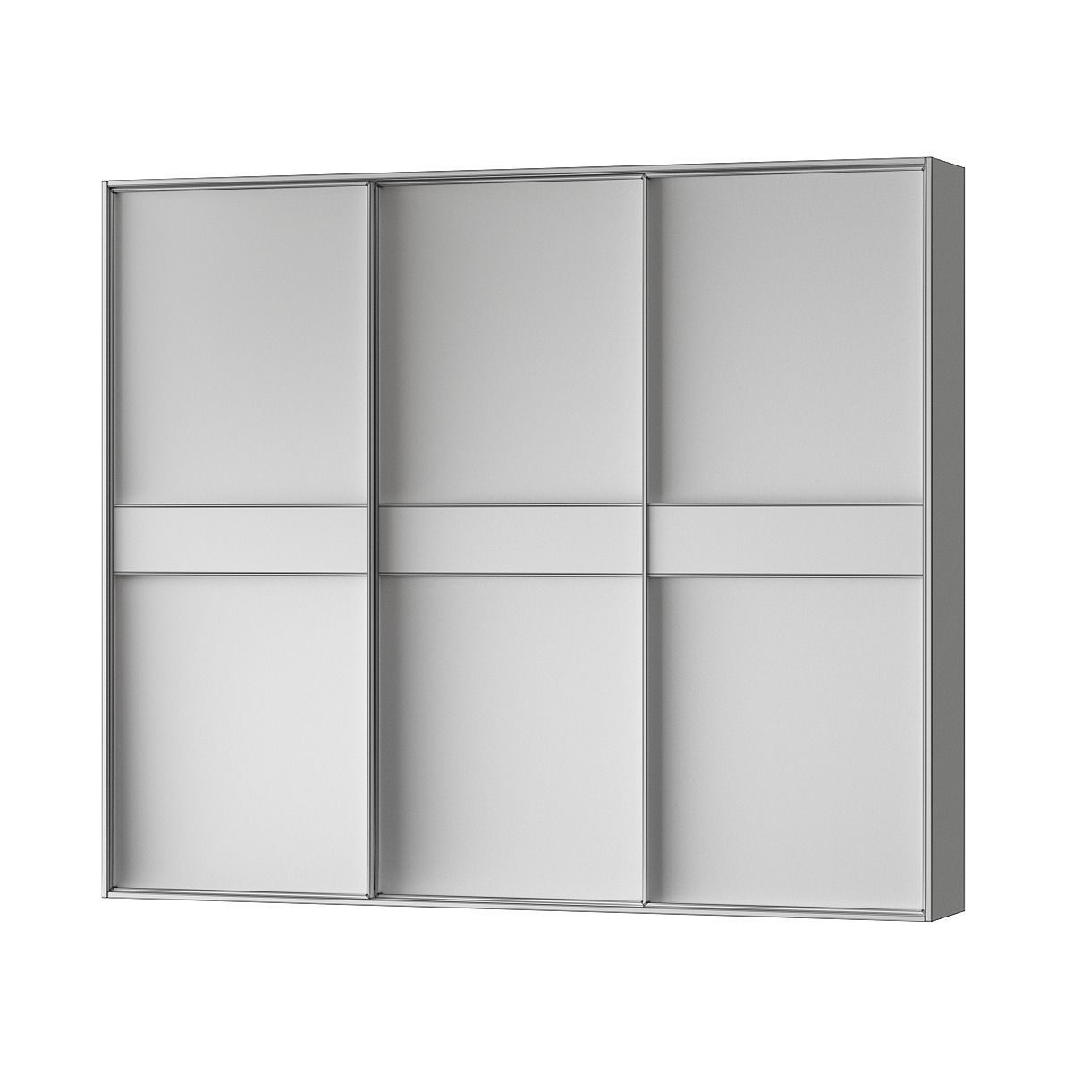 Wardrobe low poly 3d model collection ikea sliding doors Low-poly 3D model_16