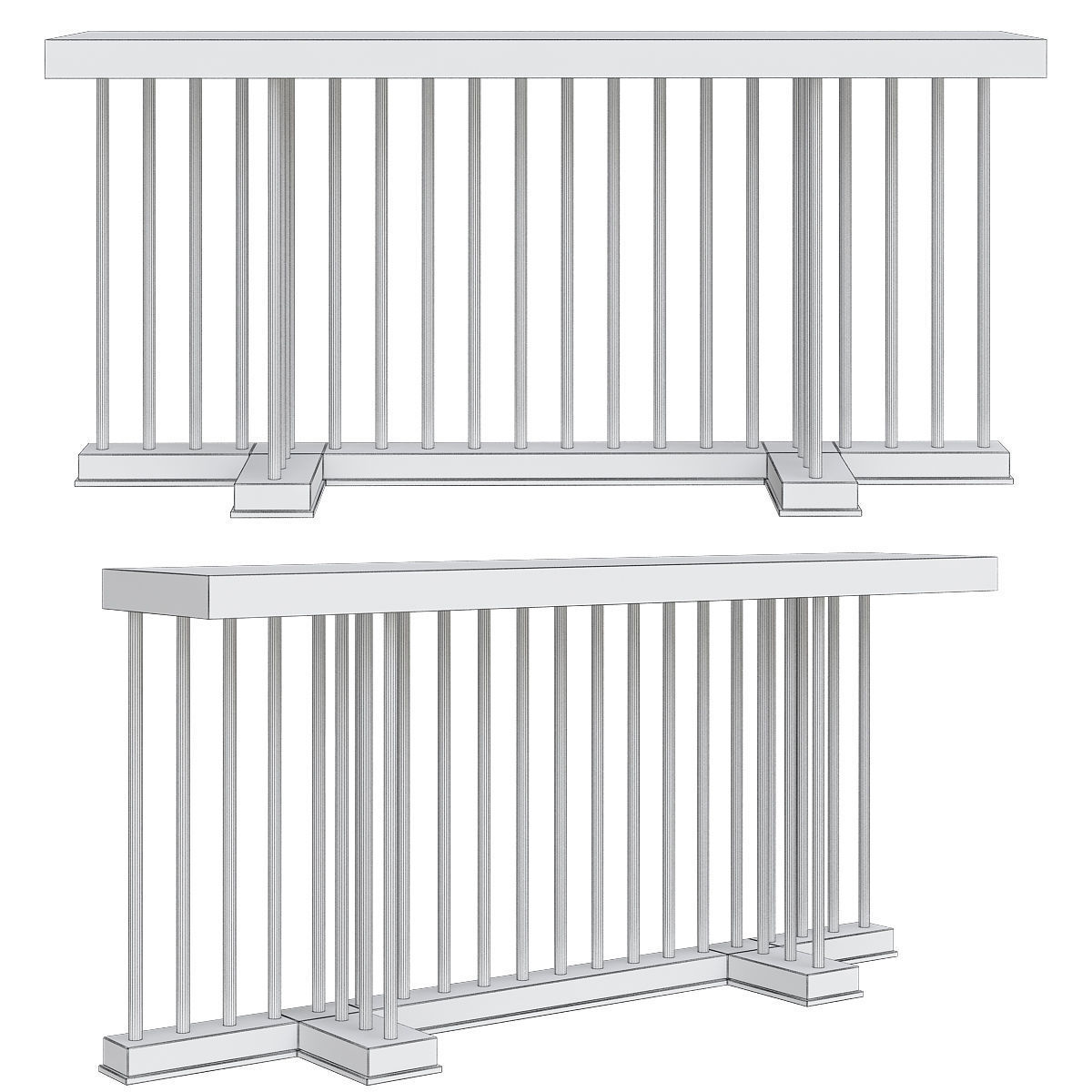 Cheast of Drawers low poly 3d model collection Low-poly 3D model_33