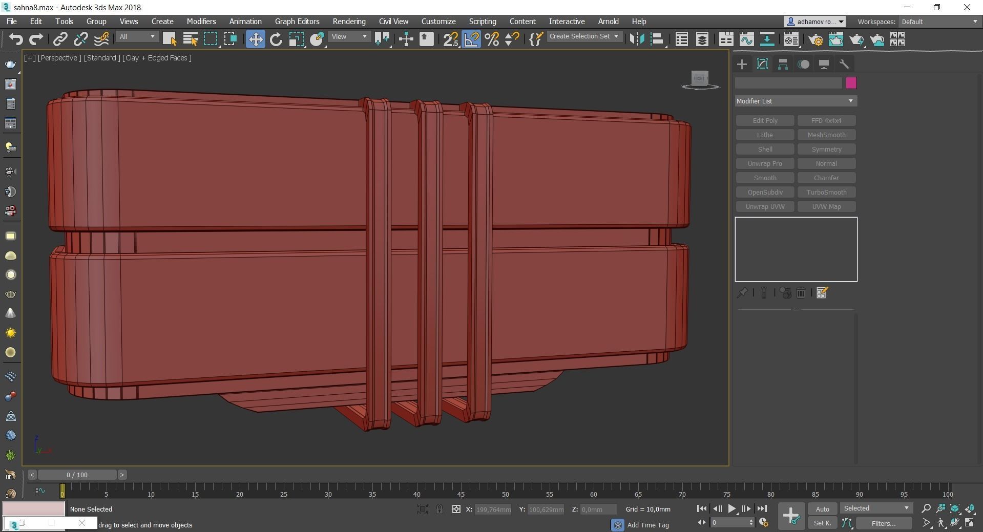 Cheast of Drawers low poly 3d model collection Low-poly 3D model_10