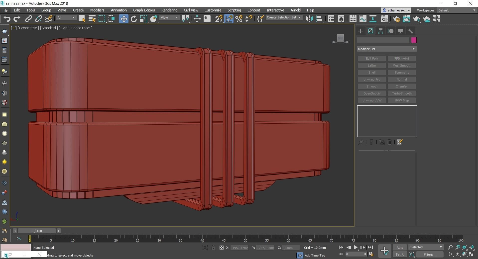 Cheast of Drawers low poly 3d model collection Low-poly 3D model_7