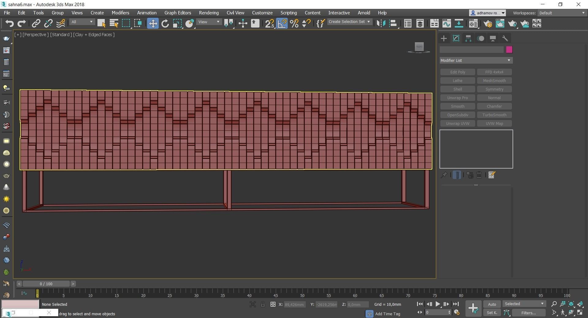 Cheast of Drawers low poly 3d model collection Low-poly 3D model_4