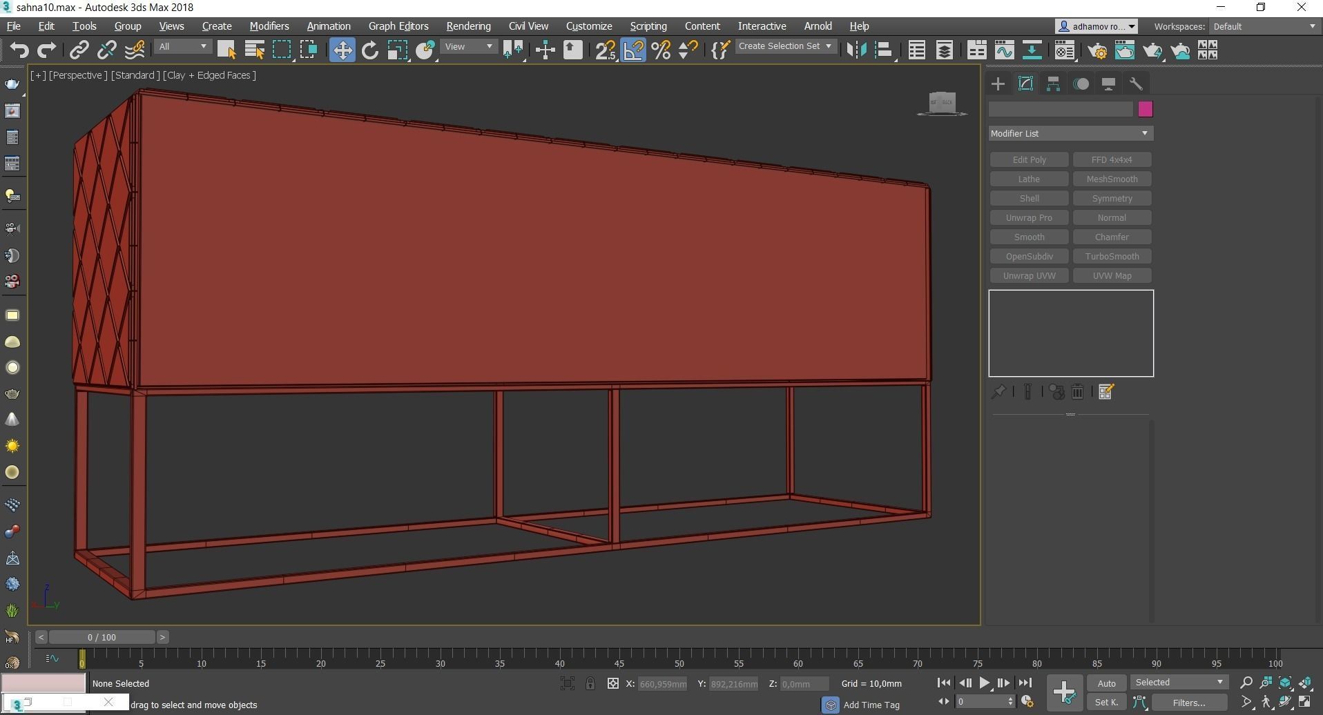 Cheast of Drawers low poly 3d model collection Low-poly 3D model_47