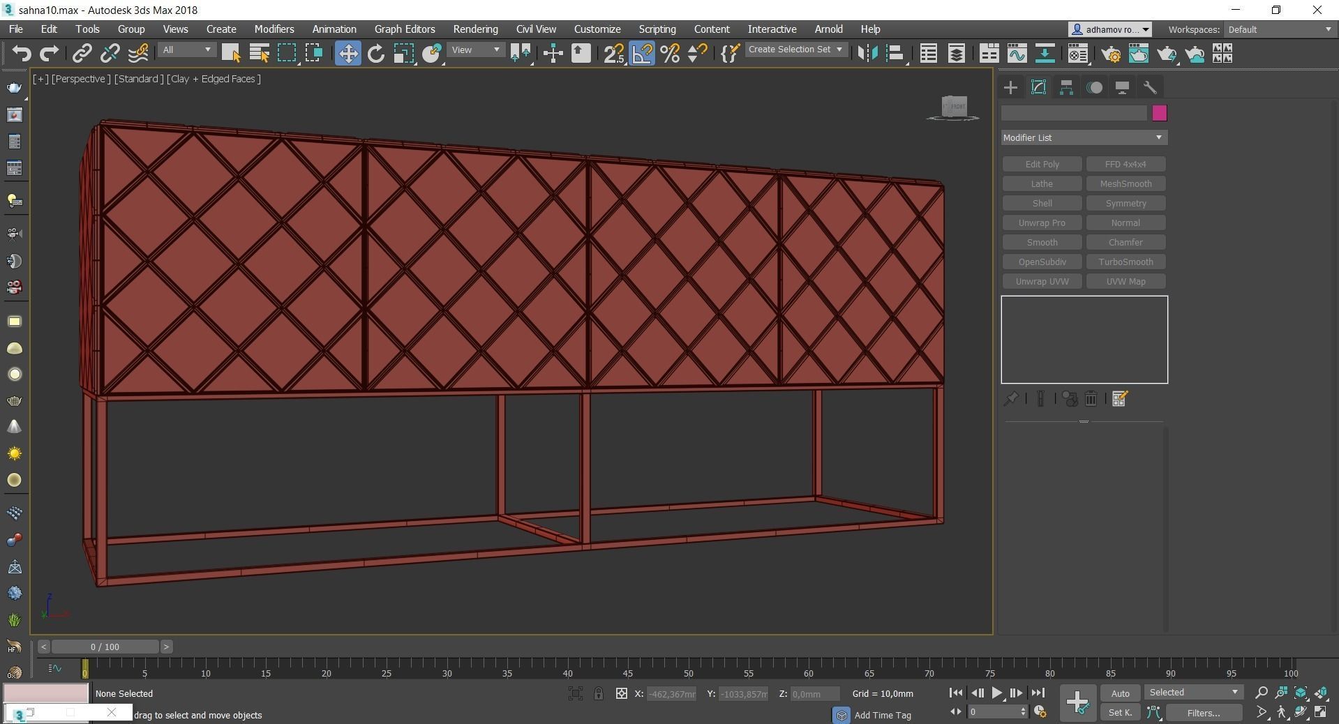 Cheast of Drawers low poly 3d model collection Low-poly 3D model_50