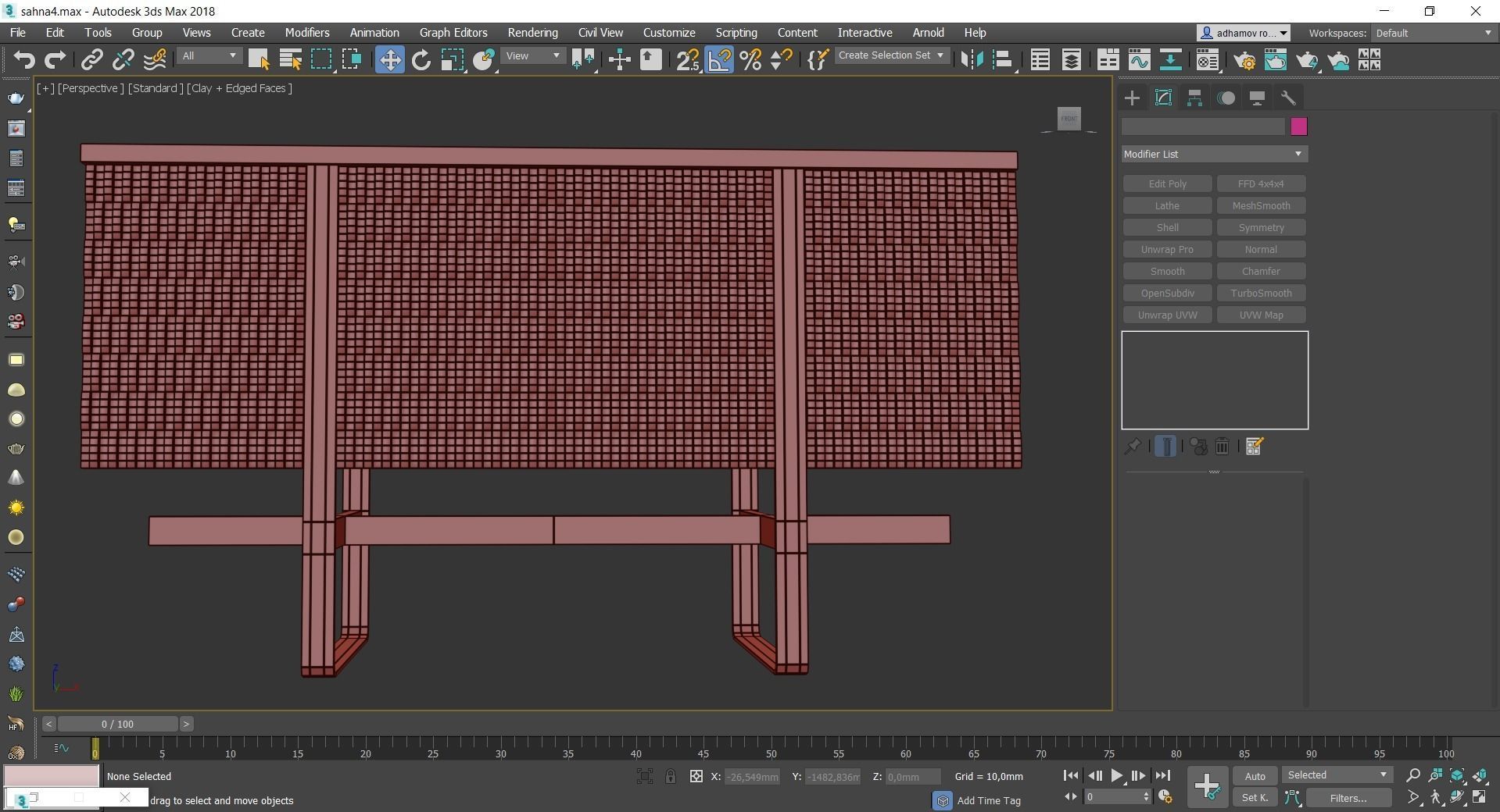 Cheast of Drawers low poly 3d model collection Low-poly 3D model_14
