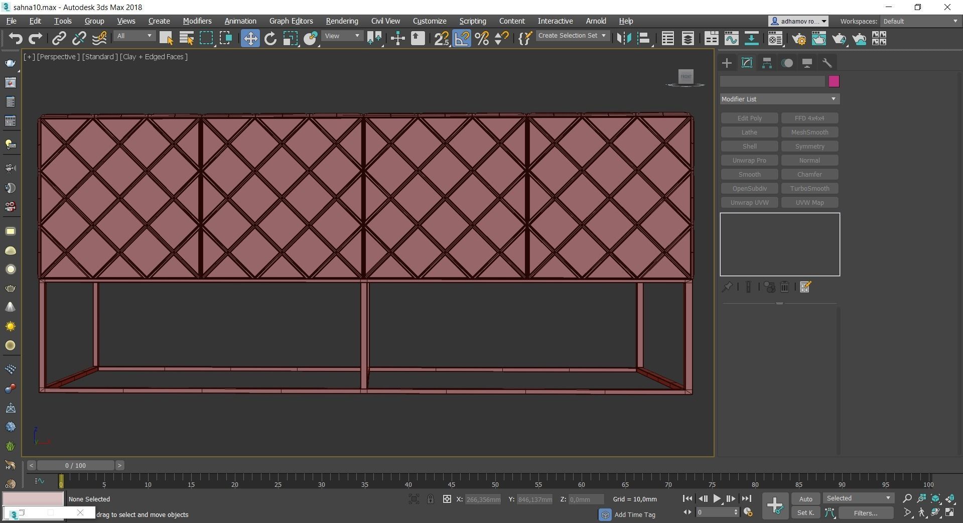 Cheast of Drawers low poly 3d model collection Low-poly 3D model_49