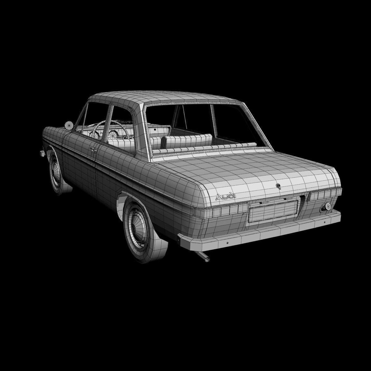 Audi F103 Coupe 3D model_15