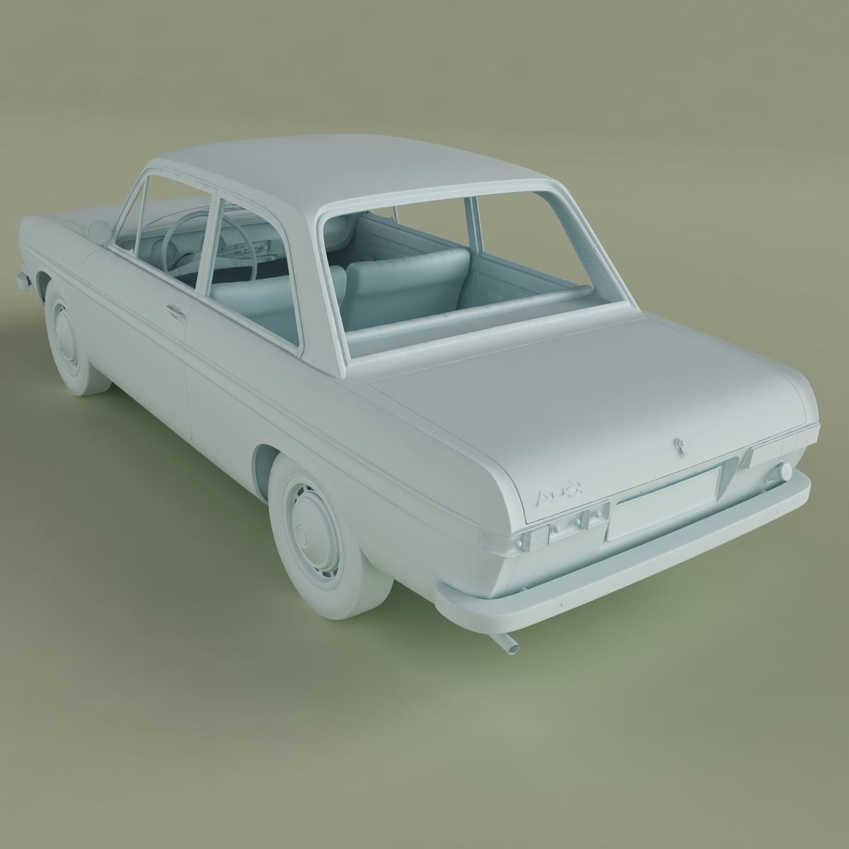 Audi F103 Coupe 3D model_3