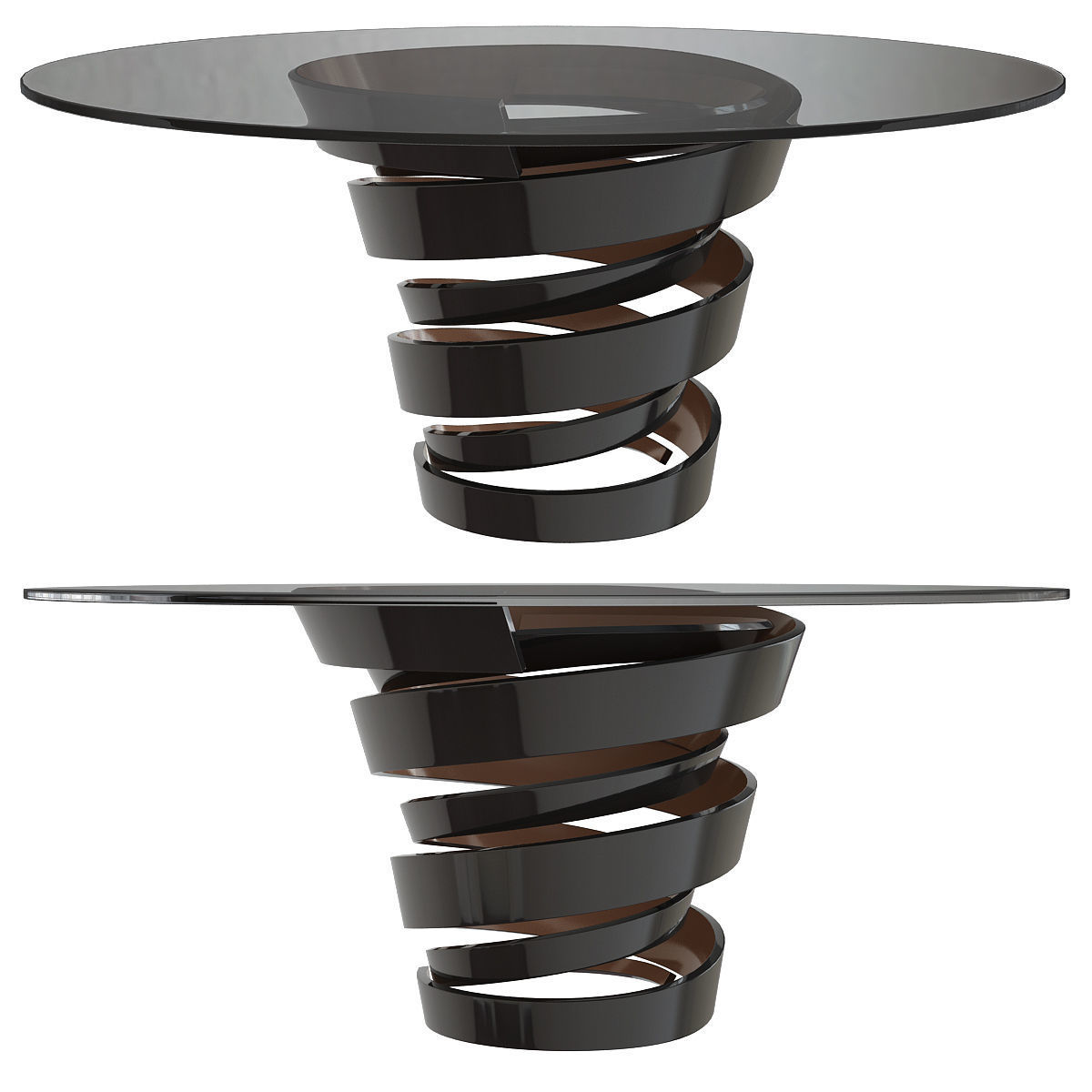 Coffee and Side table low poly 3d model collection Low-poly 3D model_5