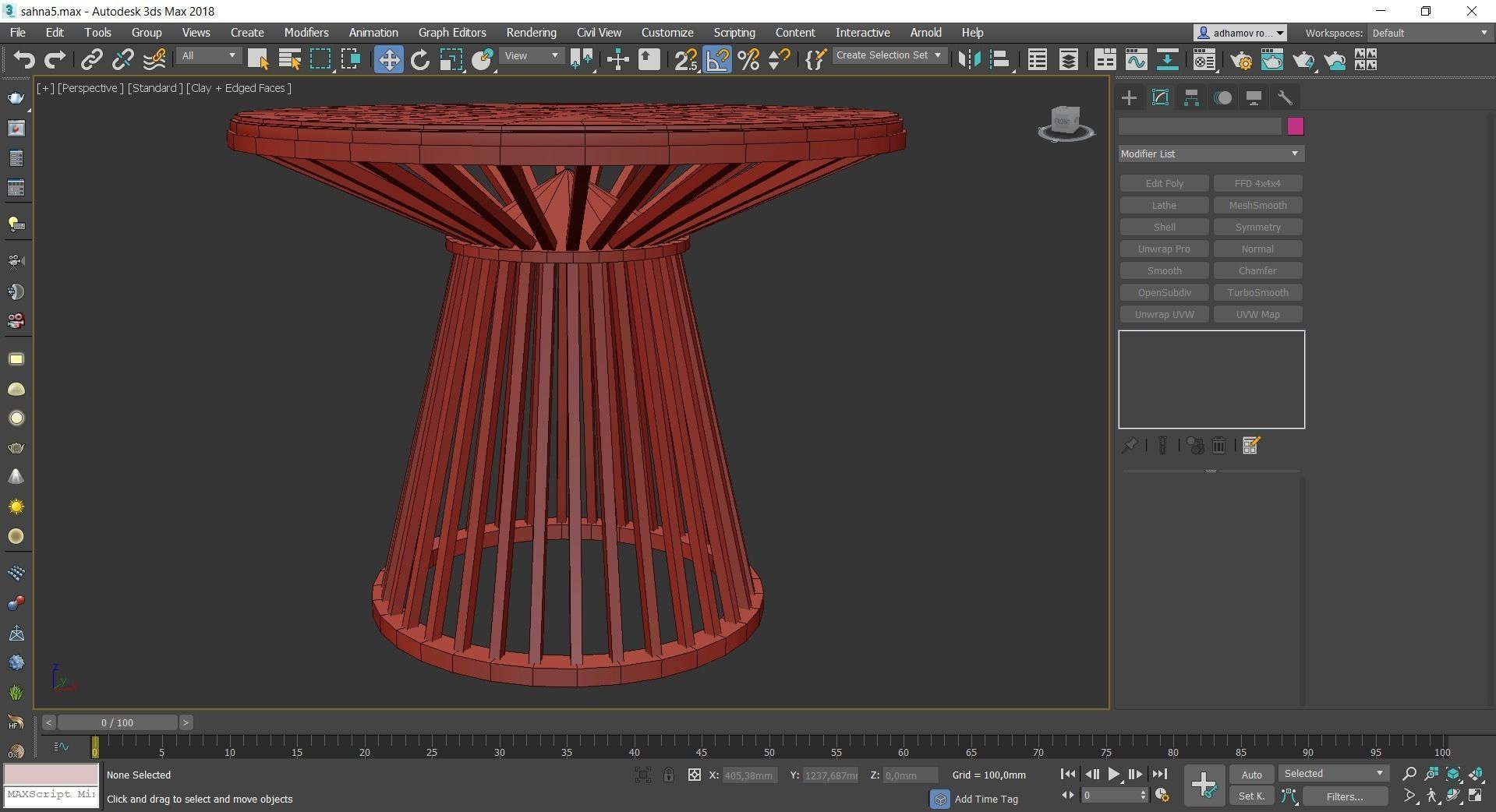 Coffee and Side table low poly 3d model collection Low-poly 3D model_32