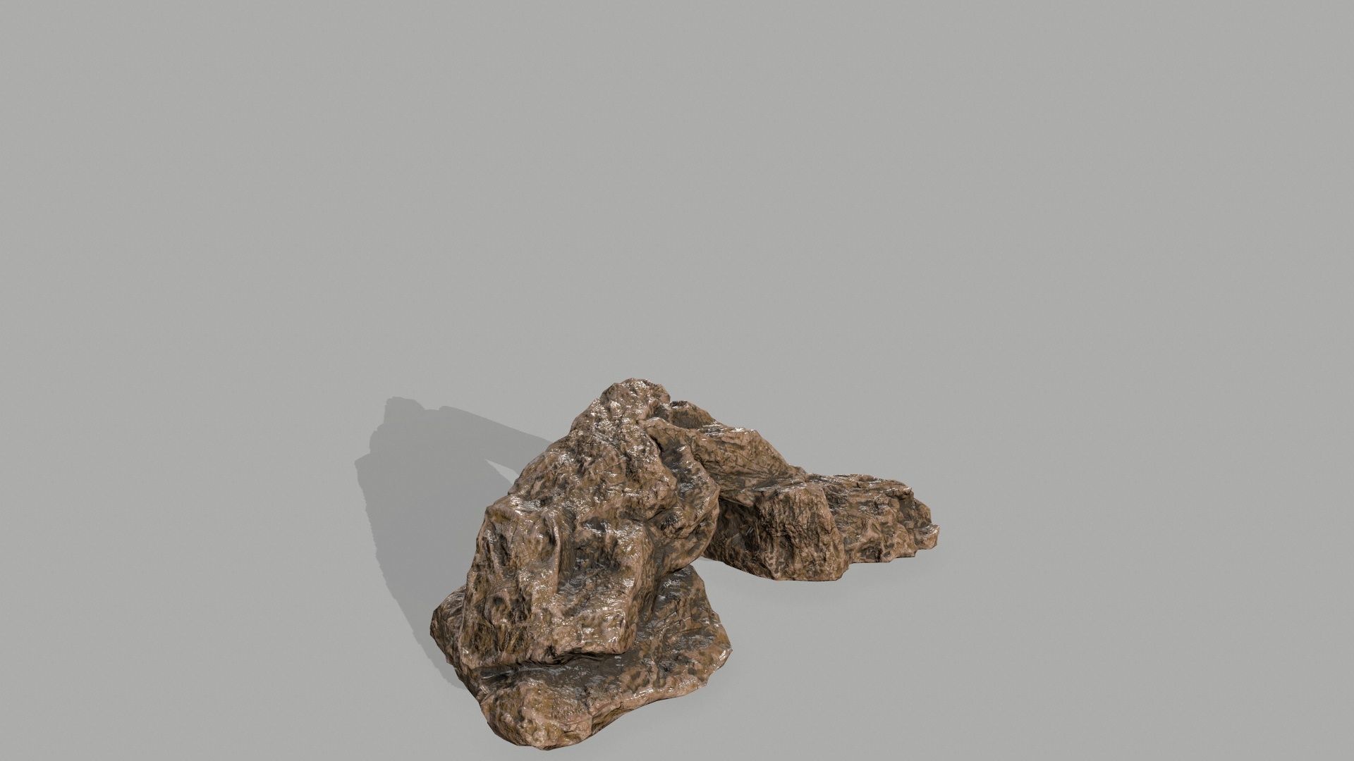 Rock set Low-poly 3D model_15
