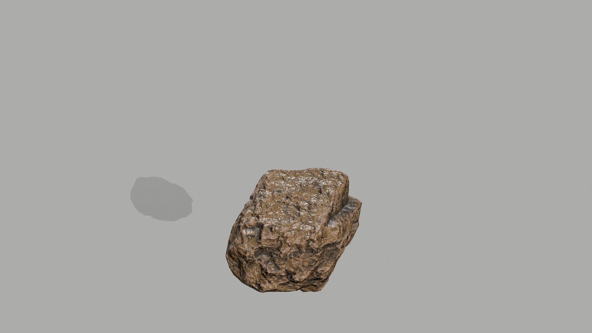 Rock set Low-poly 3D model_35