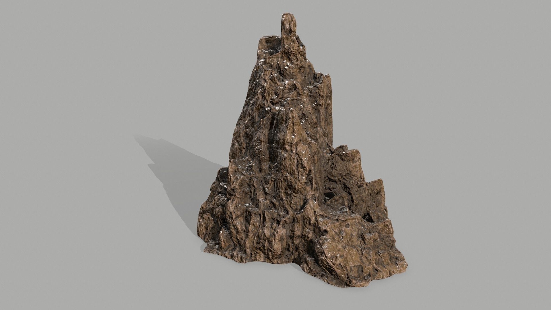 Rock set Low-poly 3D model_7