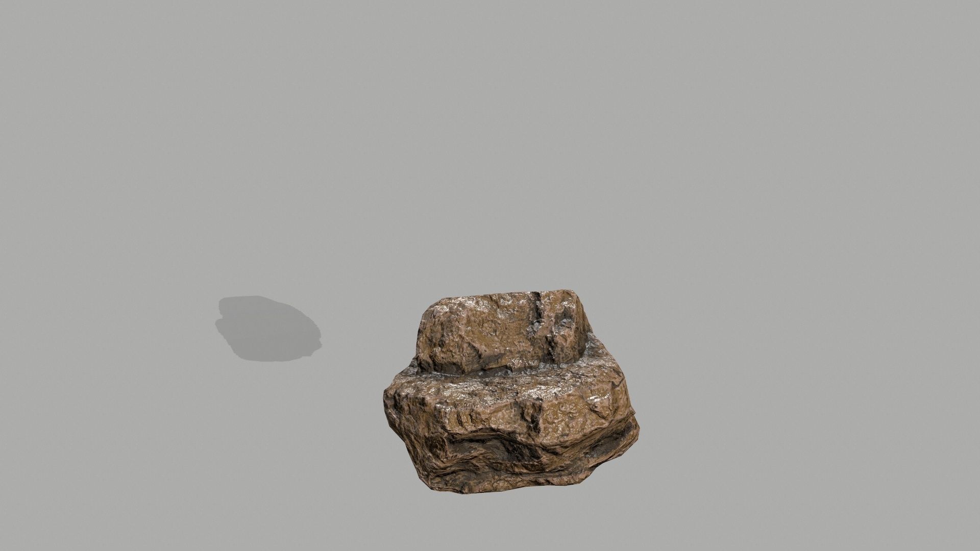 Rock set Low-poly 3D model_31