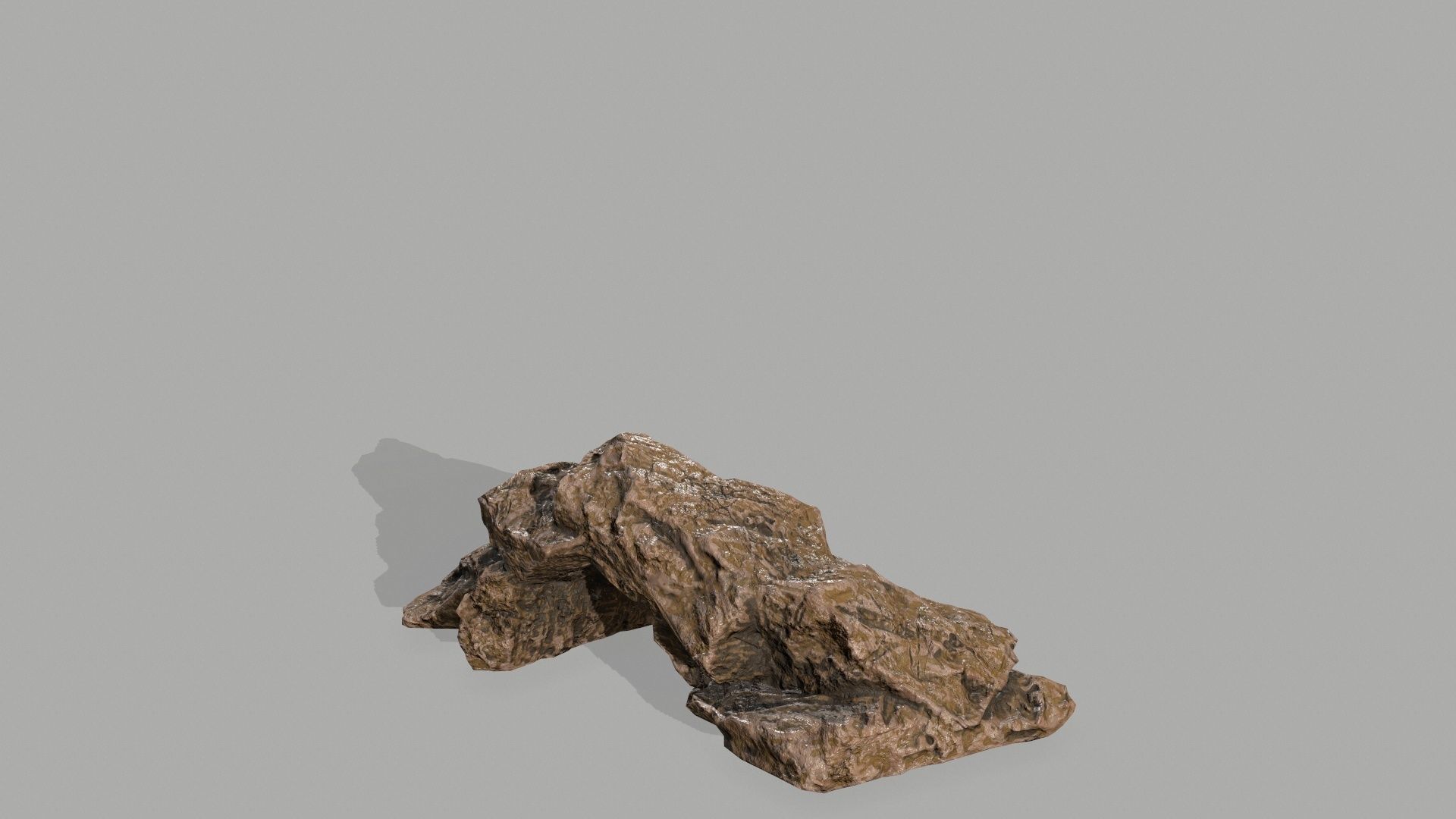 Rock set Low-poly 3D model_18
