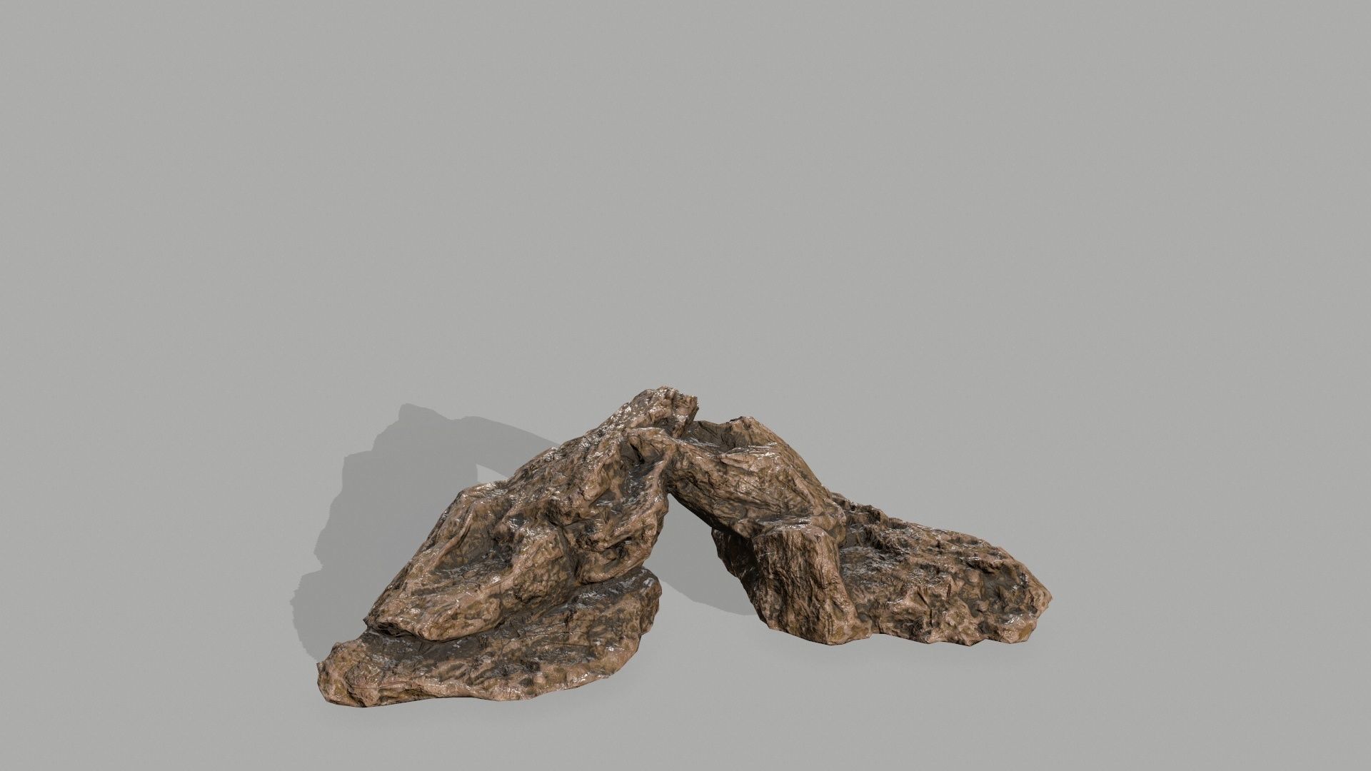Rock set Low-poly 3D model_13