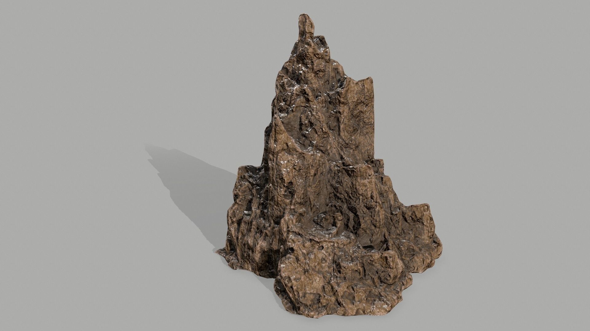 Rock set Low-poly 3D model_6