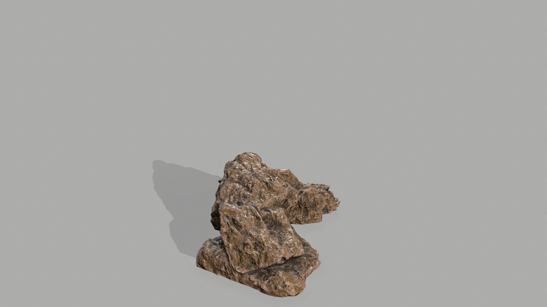 Rock set Low-poly 3D model_16