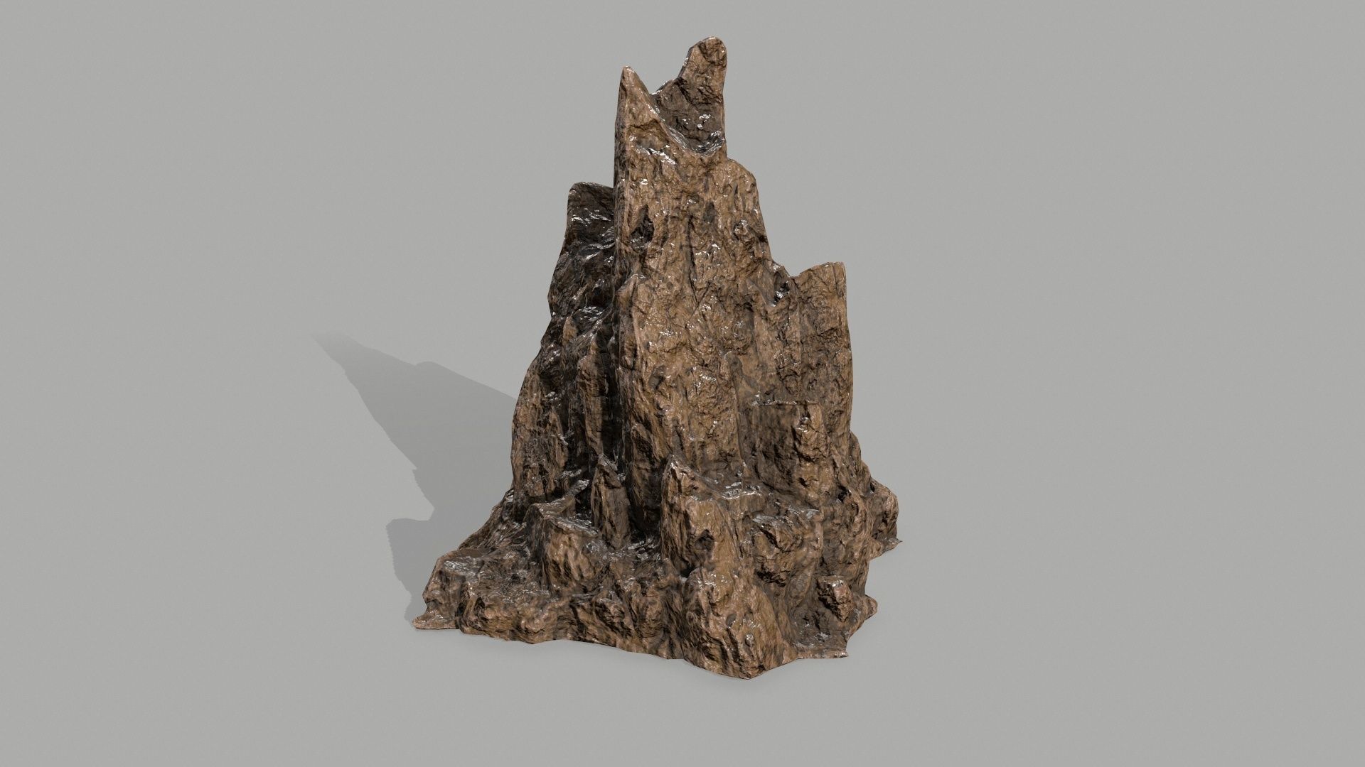 Rock set Low-poly 3D model_10