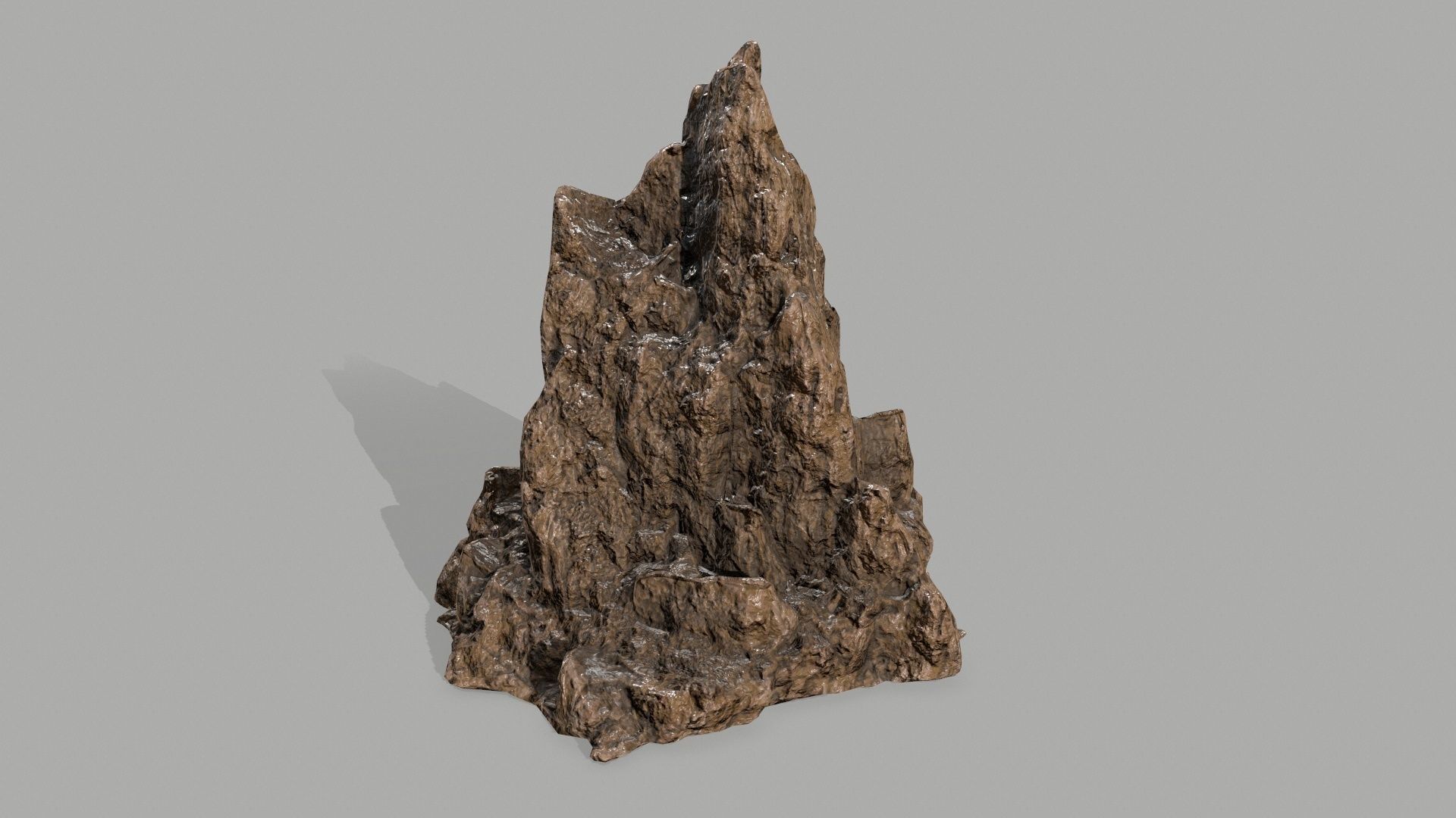 Rock set Low-poly 3D model_11