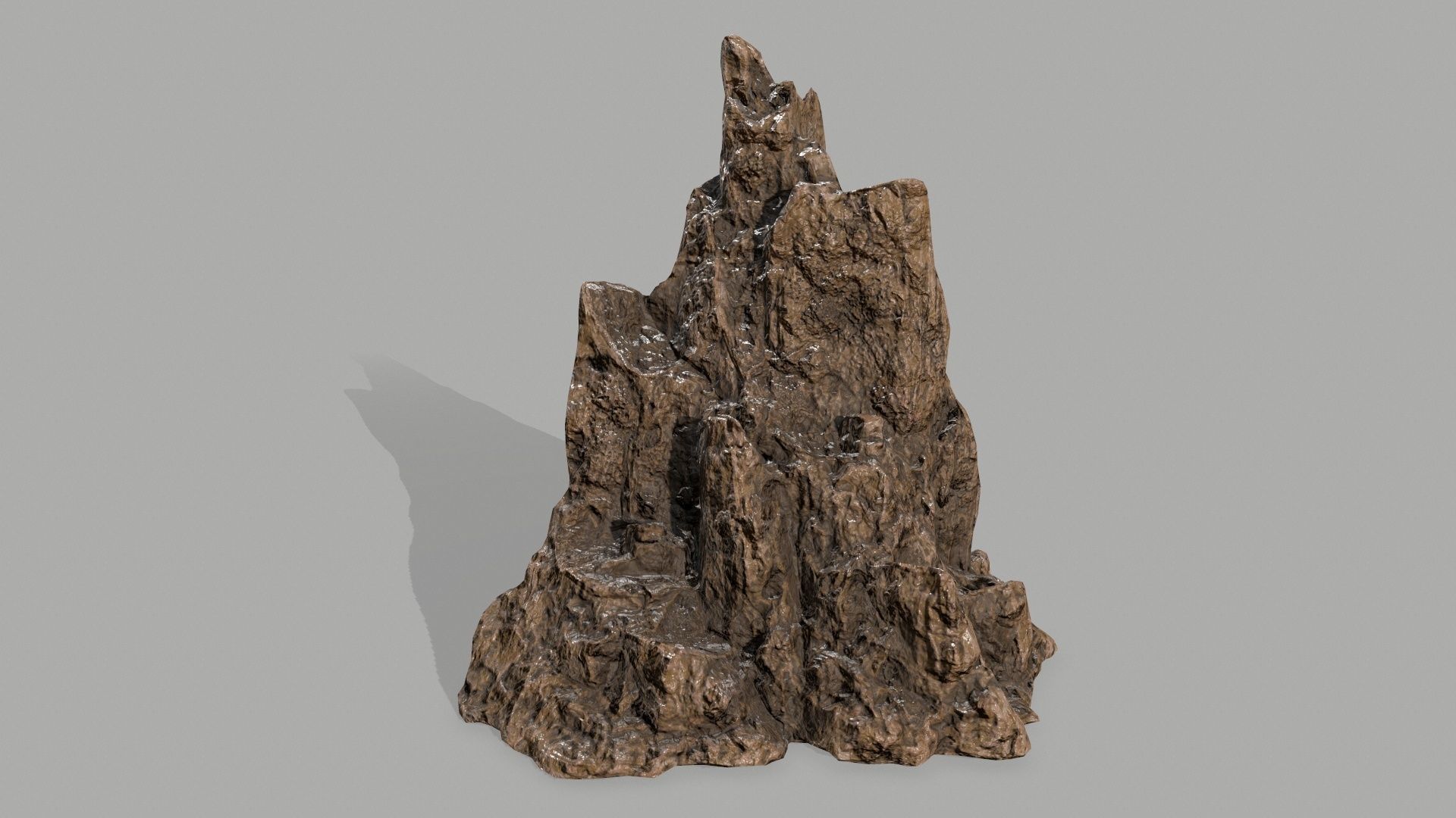 Rock set Low-poly 3D model_3
