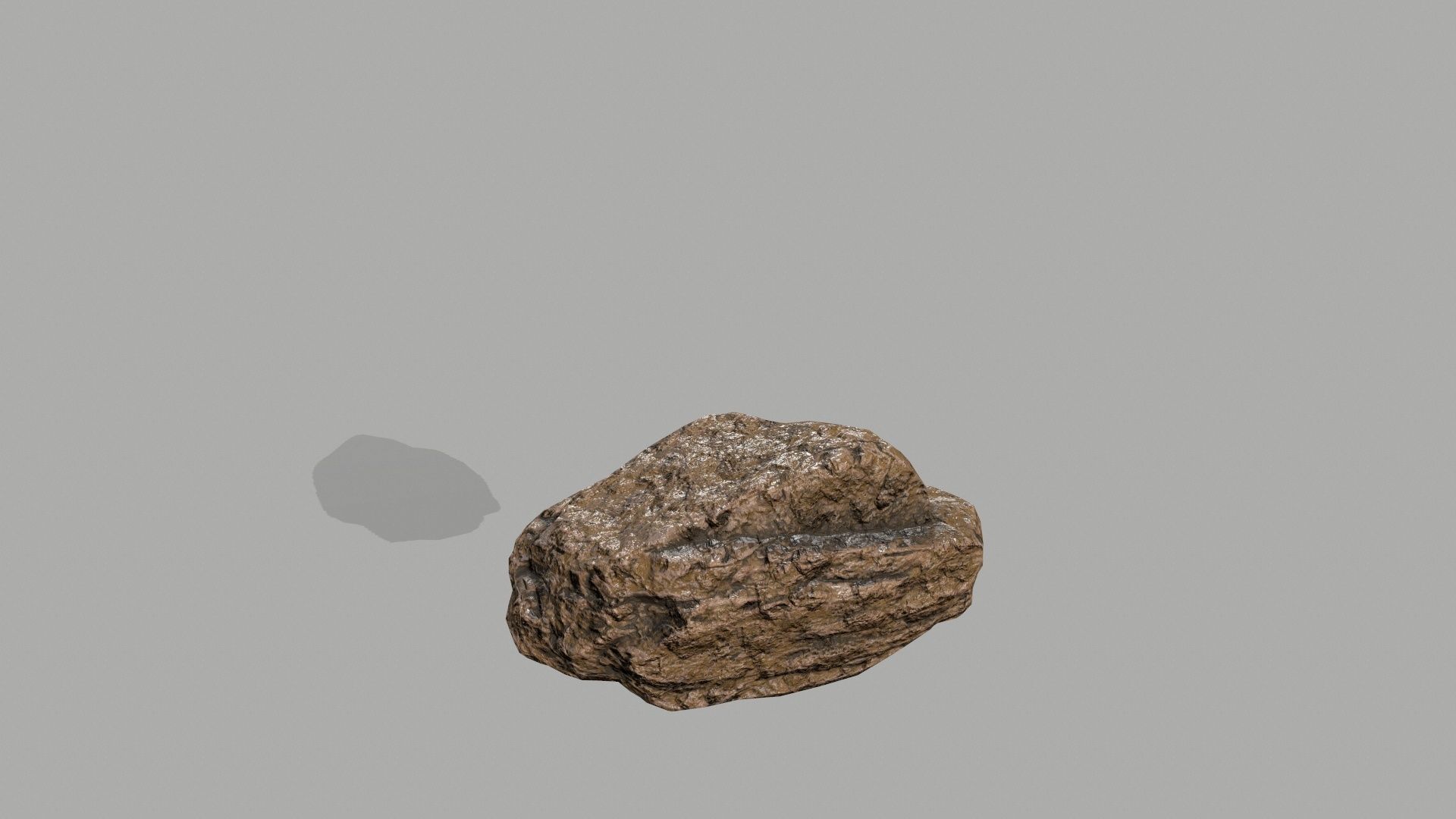 Rock set Low-poly 3D model_34
