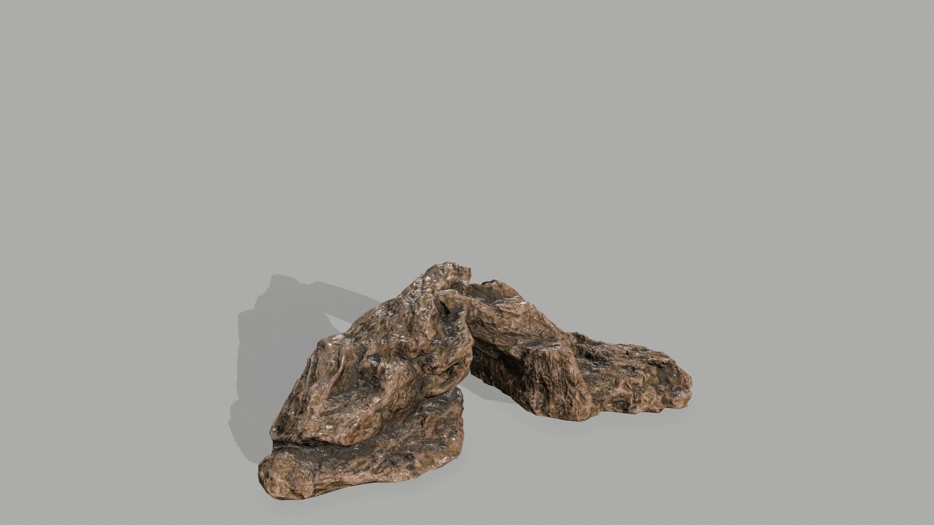 Rock set Low-poly 3D model_14