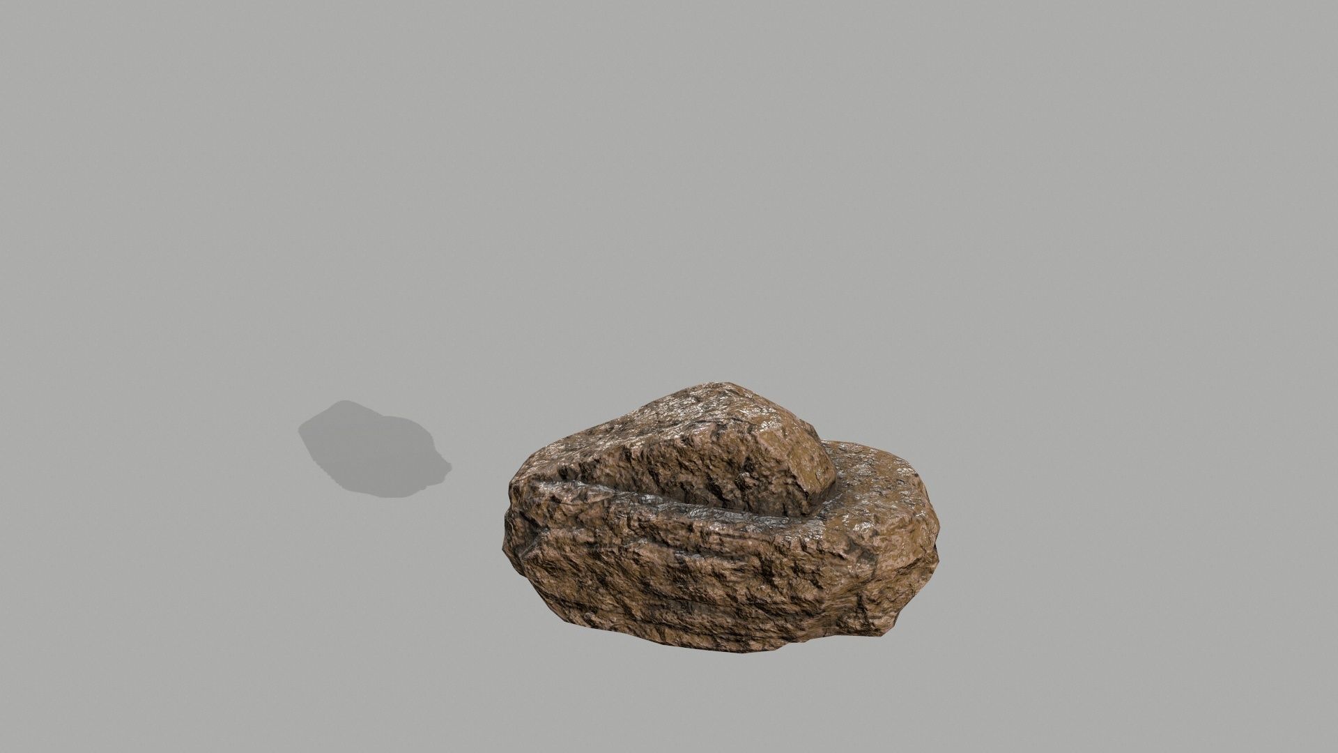 Rock set Low-poly 3D model_33
