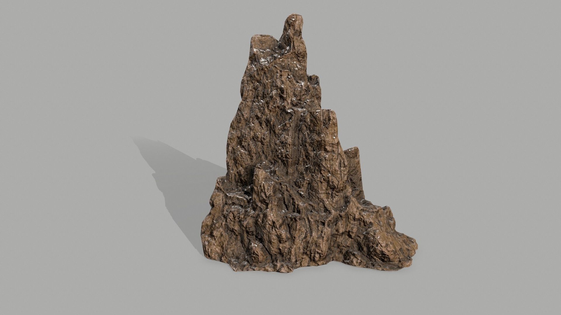 Rock set Low-poly 3D model_8