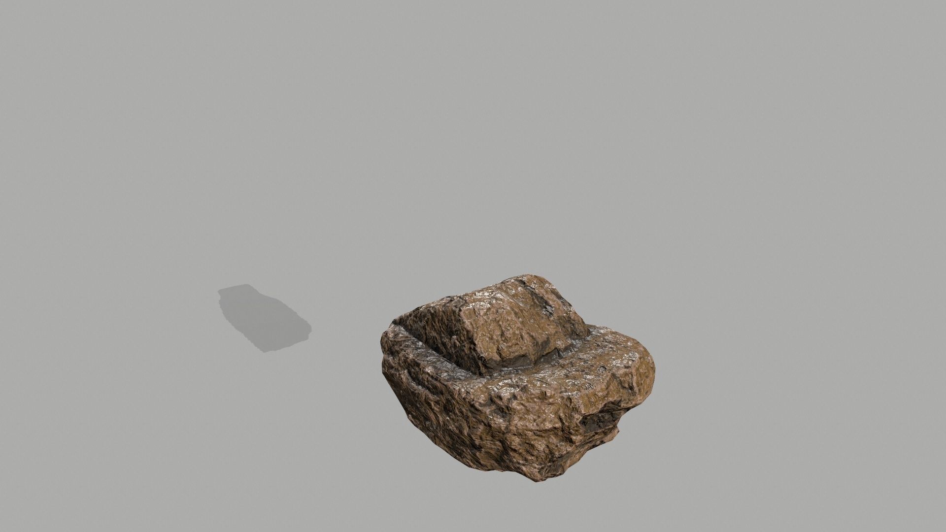 Rock set Low-poly 3D model_32