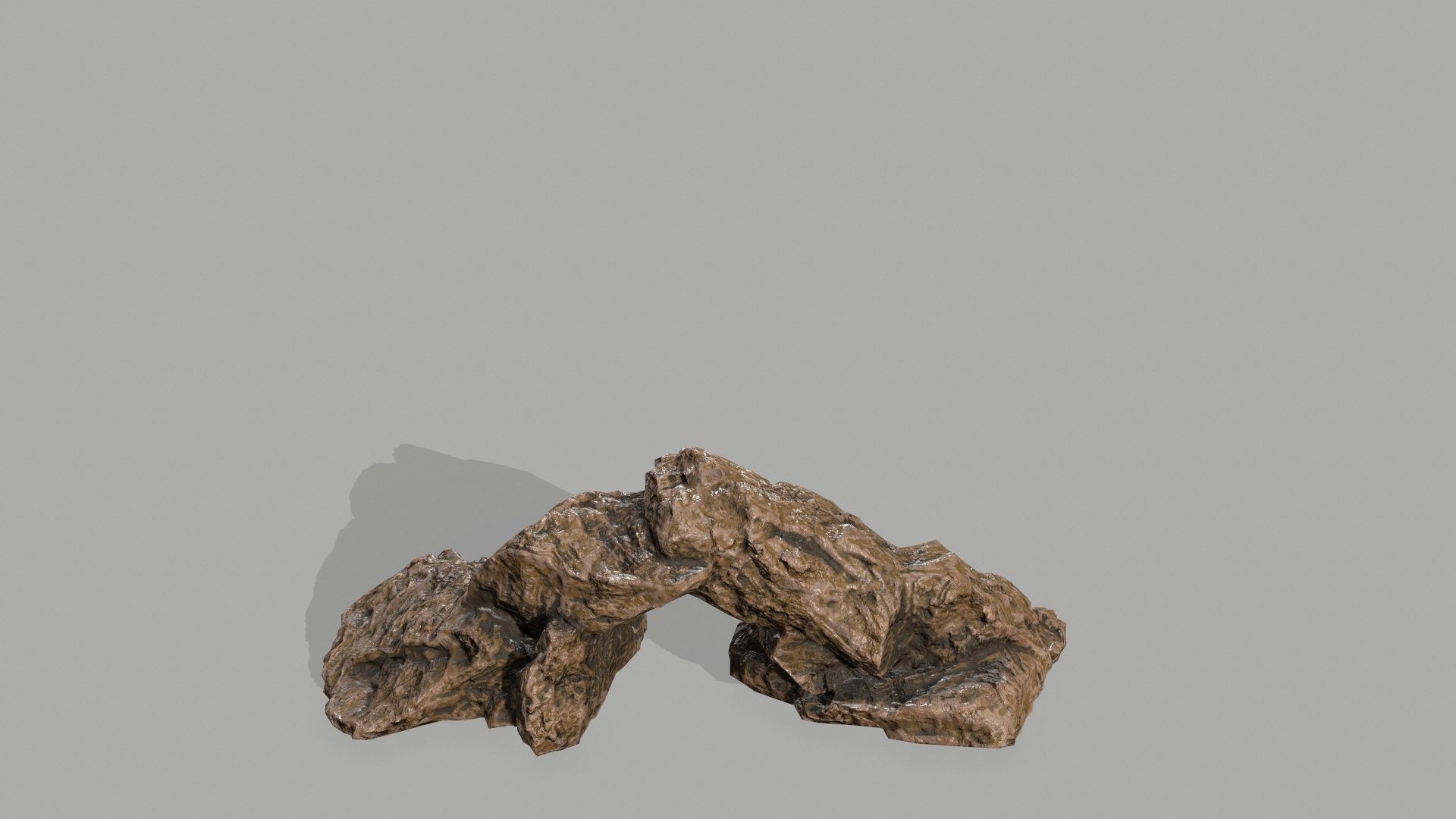 Rock set Low-poly 3D model_19