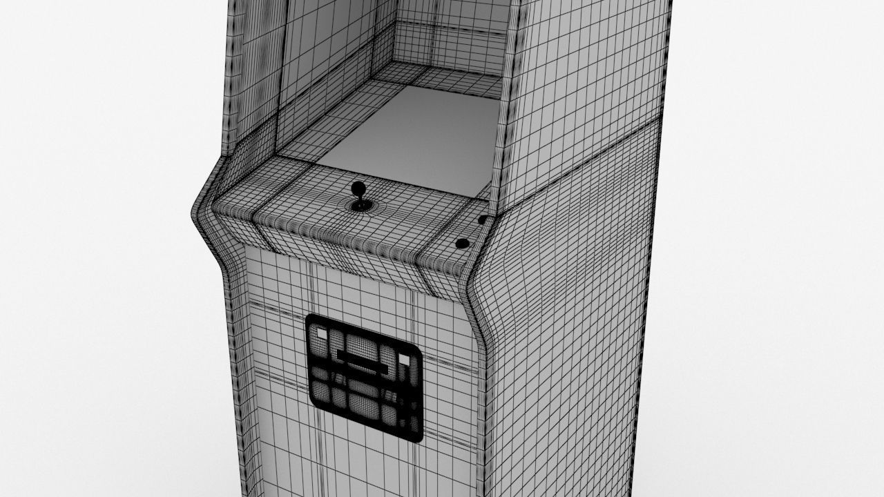 Arcade Machine - Pacman 3D model_5