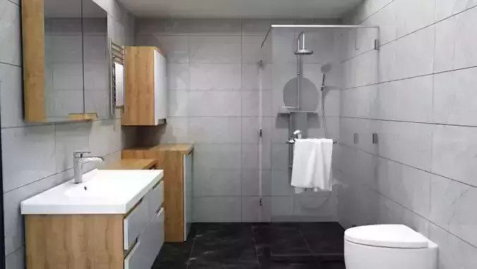 Bathroom Banyo Dizayn 3D model