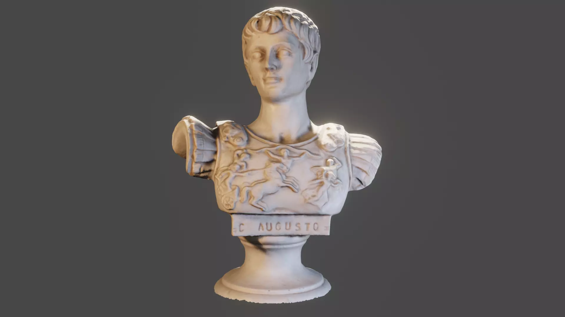 Bust of Caesar Augustus 3D model
