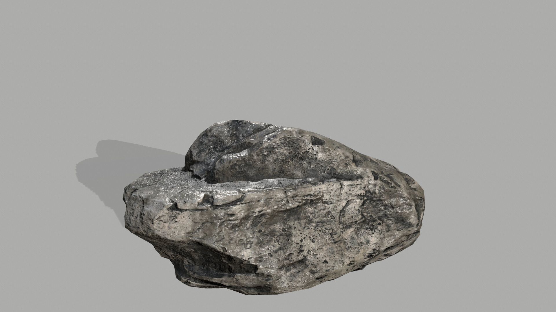 Rock set Low-poly 3D model_12