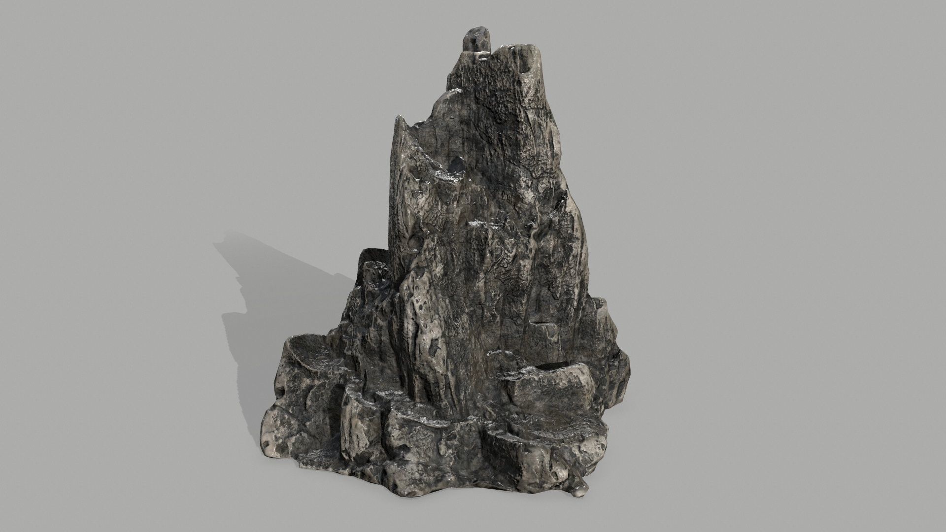 Rock set Low-poly 3D model_5