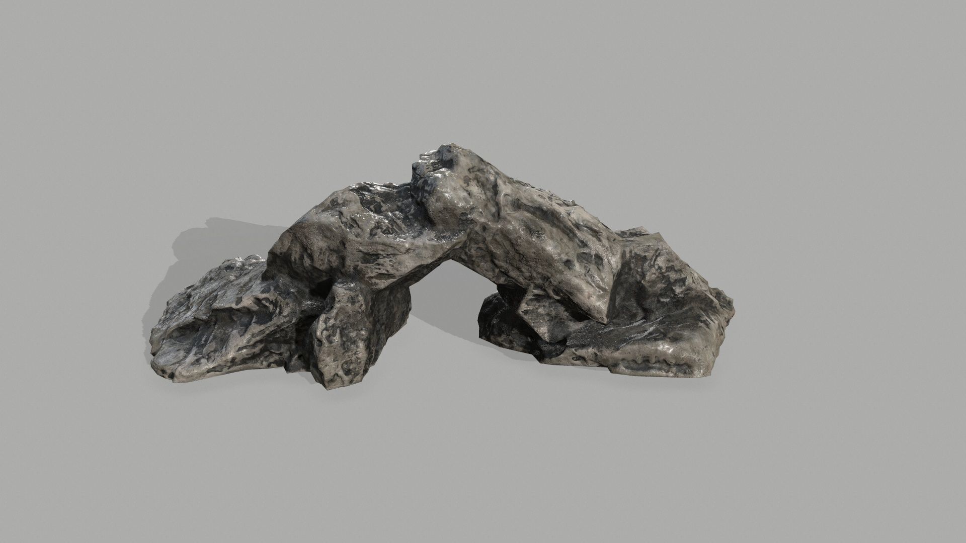 Rock set Low-poly 3D model_10