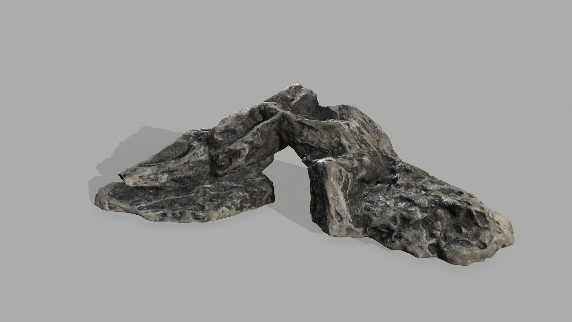 Rock set Low-poly 3D model_7