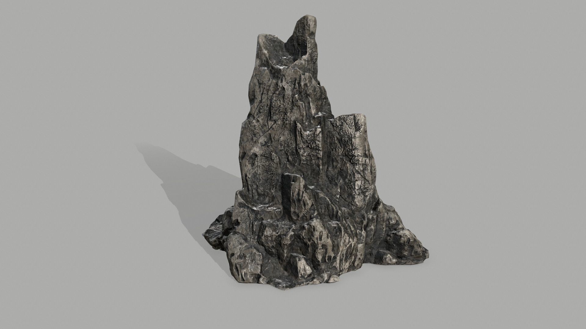 Rock set Low-poly 3D model_3