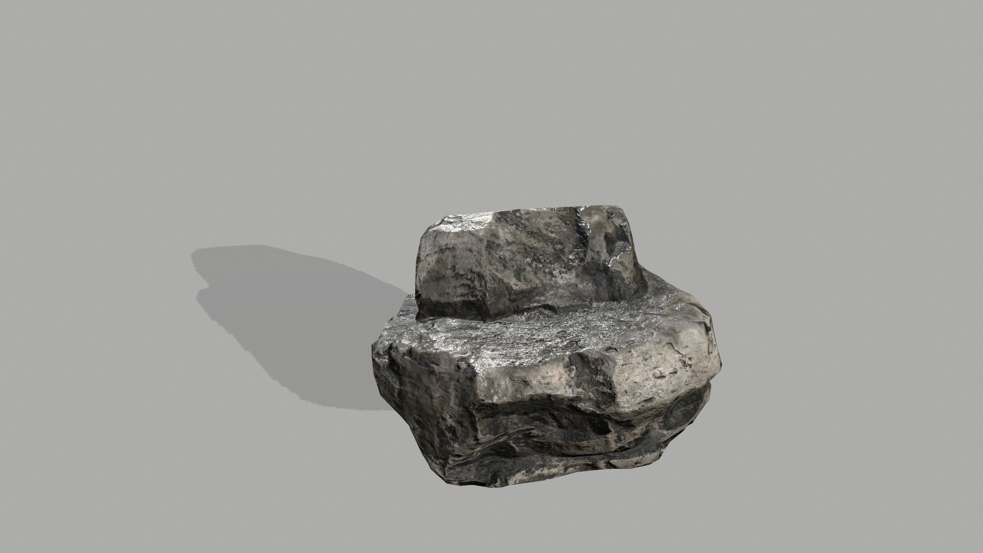 Rock set Low-poly 3D model_13